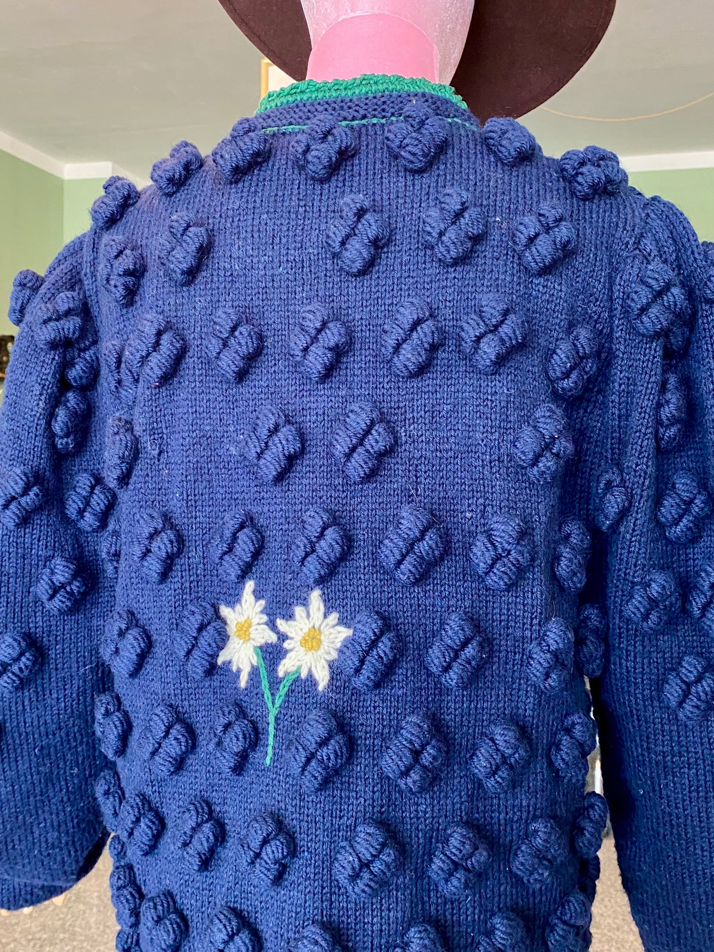 Cardigan tirolese lavorazione a “nodi” - TG. 48/50