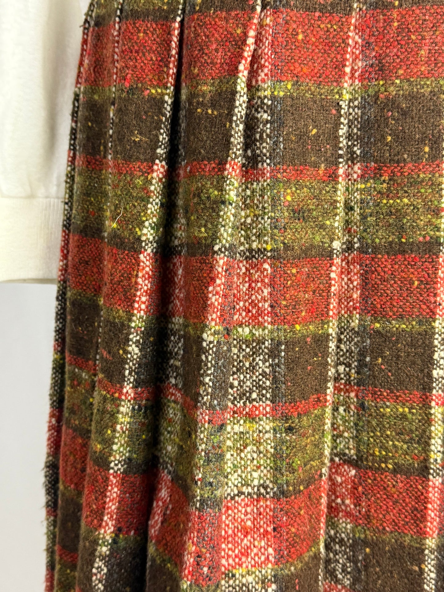 Gonna scozzese anno ‘70 in lana pesante - TG.