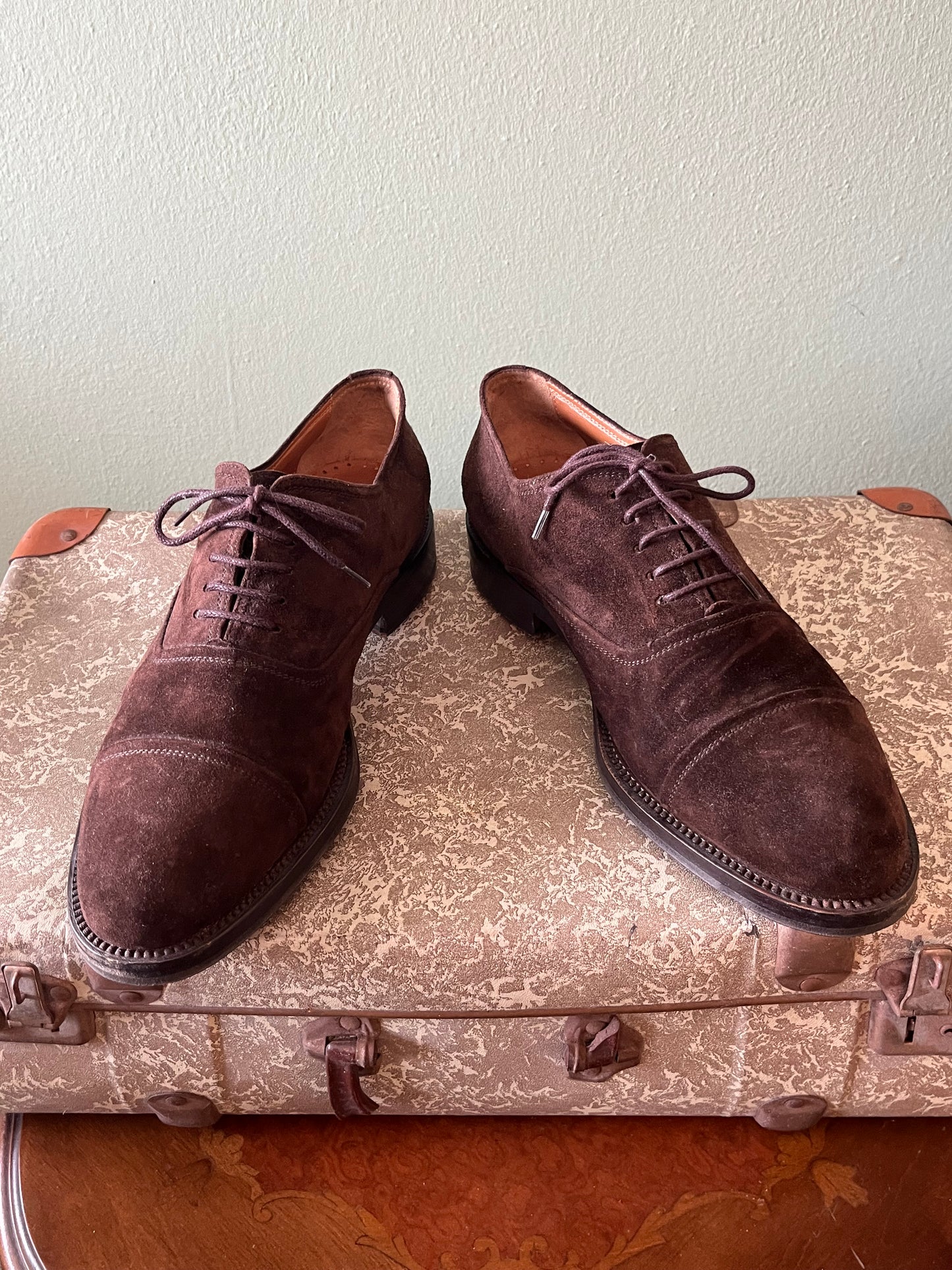 Scarpe oxford scamosciate tg. 44-45