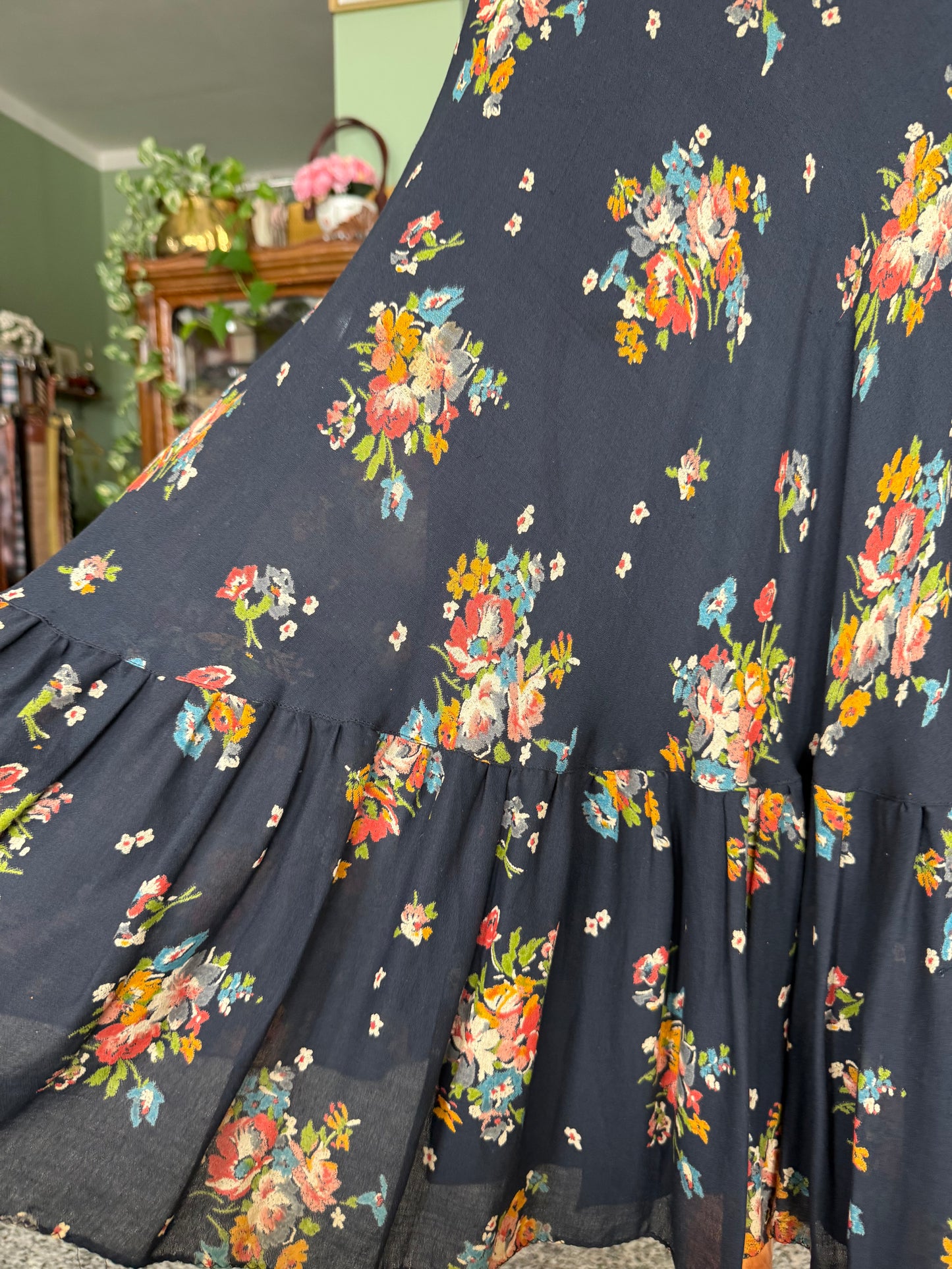 Gonna anni ‘70 fantasia bouquet - TG. 40