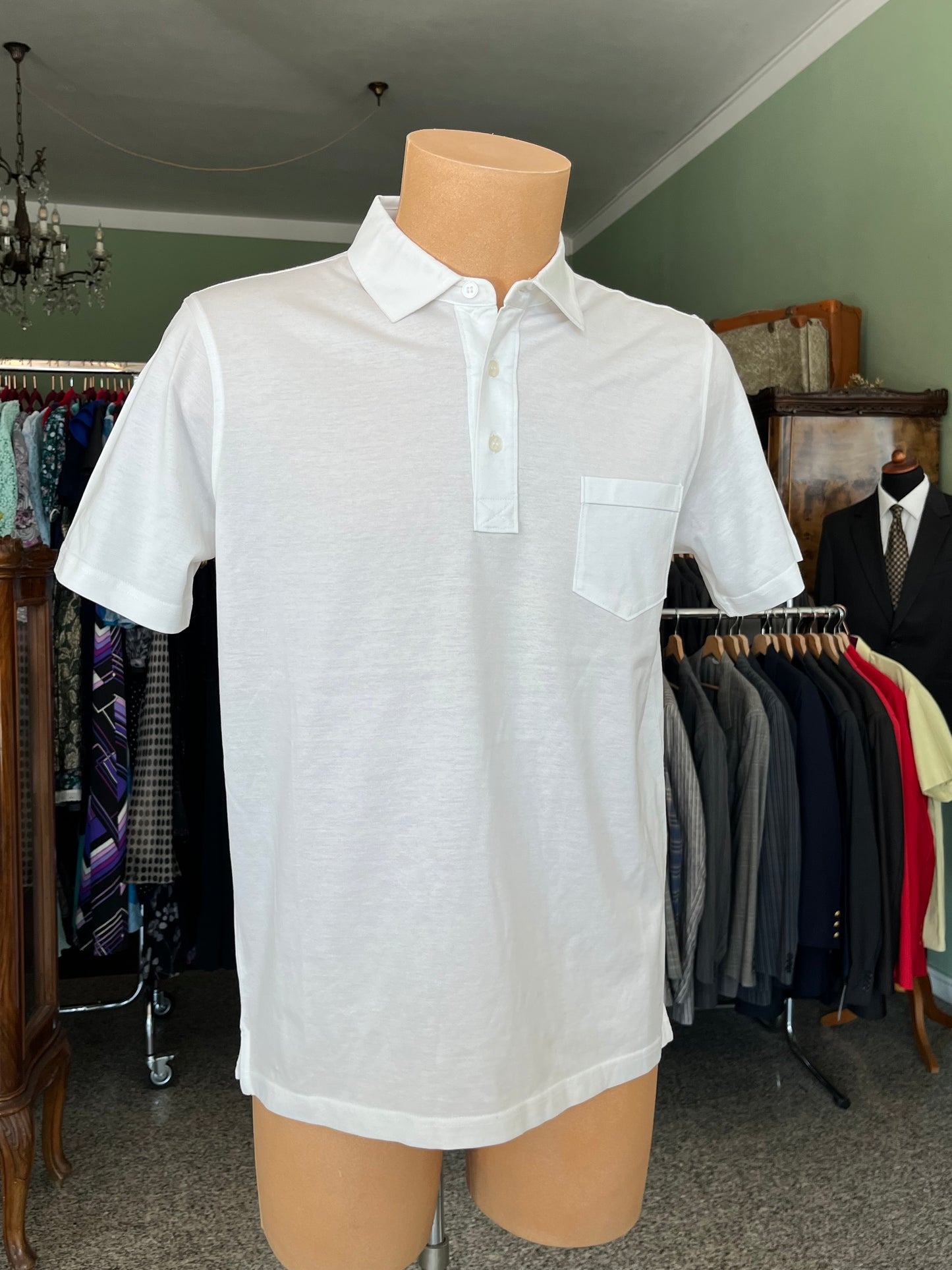 Polo a maniche corte puro cotone tg. 48