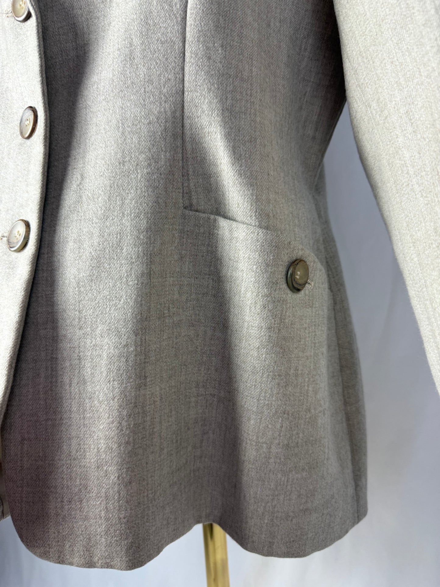 Giacca in pura lana color sabbia - TG. 46