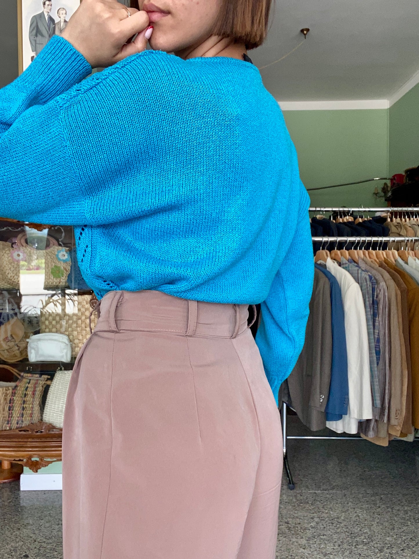 Blusa vintage traforata Mapier – Anni ’70 - TG. 42/44/46 circa