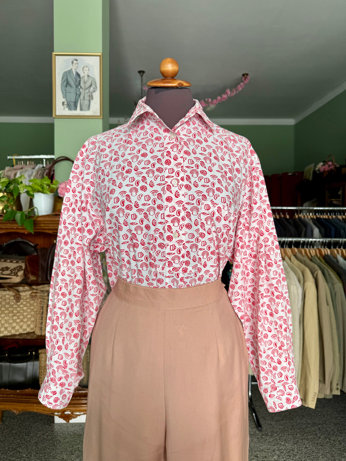 Camicia con conchiglie 🐚- TG. 44/46