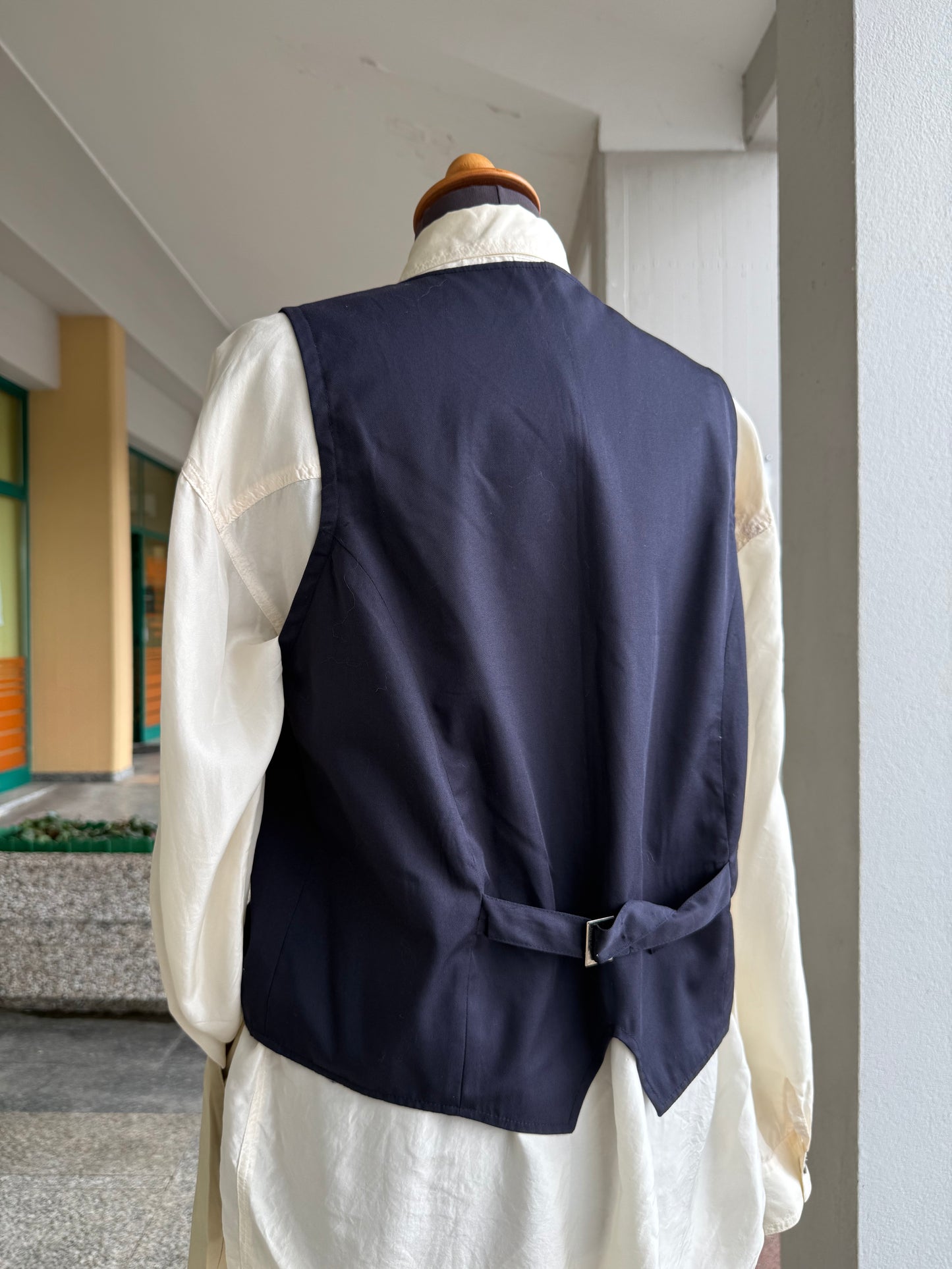 Gilet in cotone blu navy - TG. 44