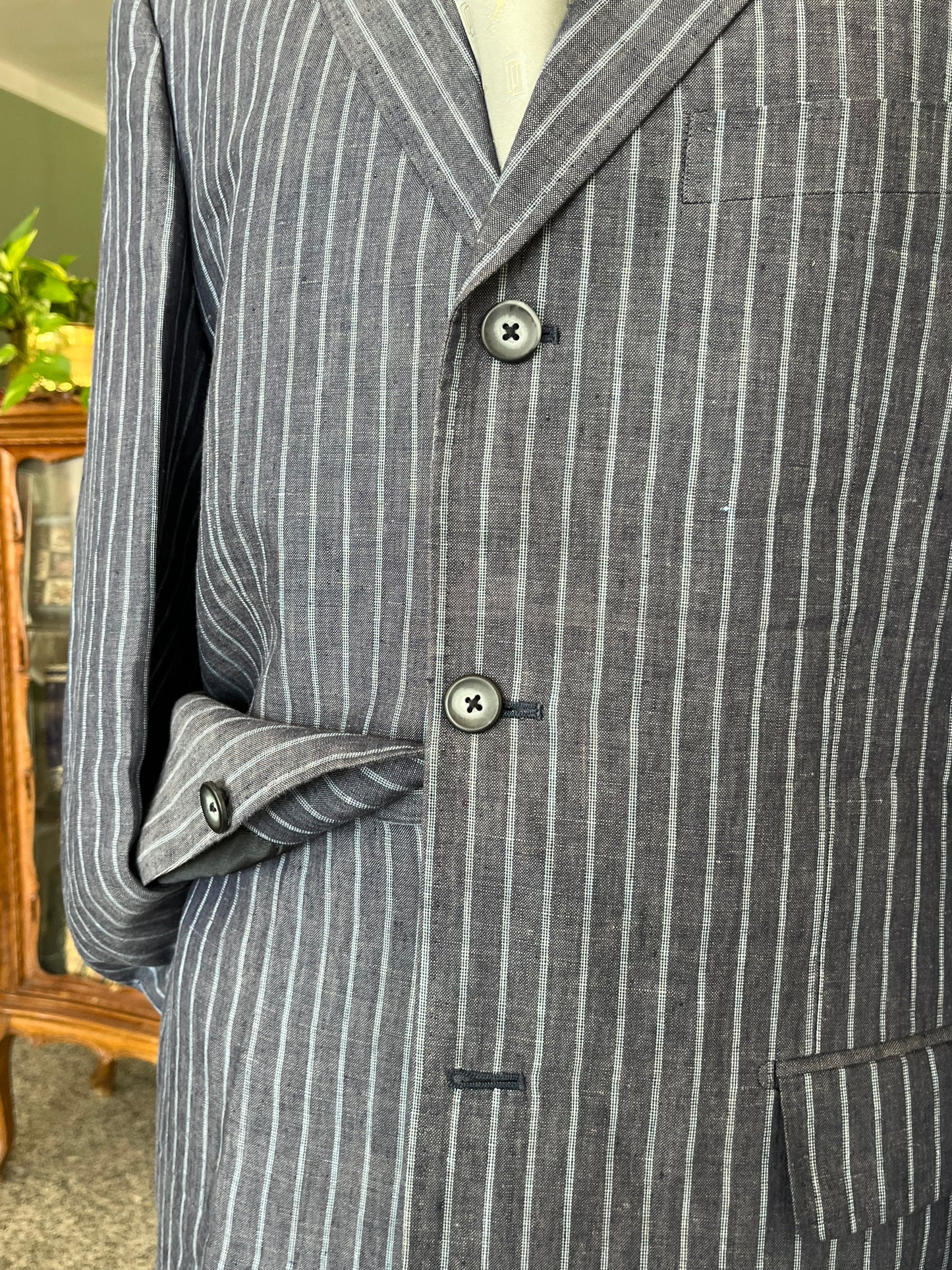 Completo in lino tg. 48-50