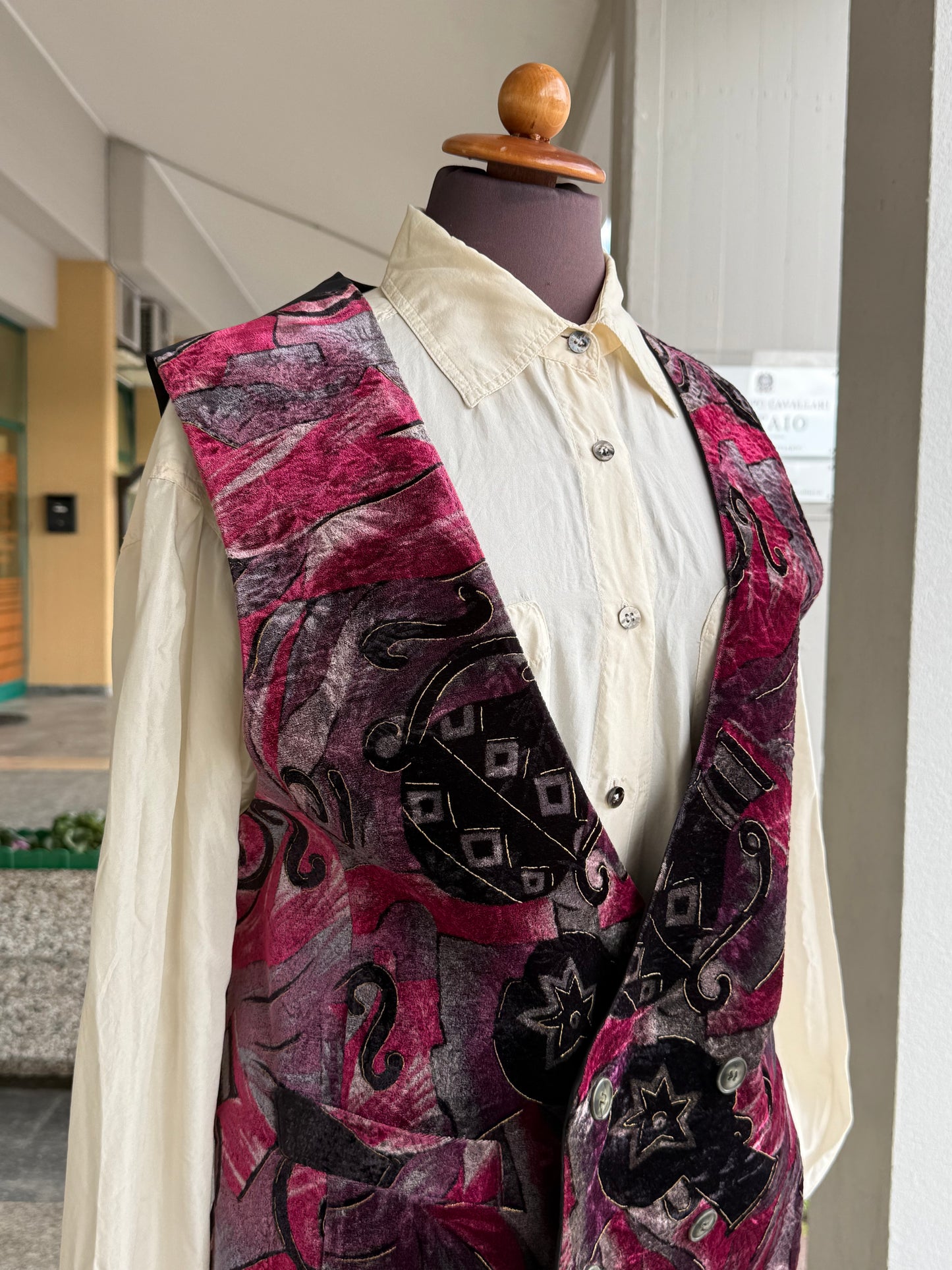 Gilet in velluto anni ‘80 - TG. 50