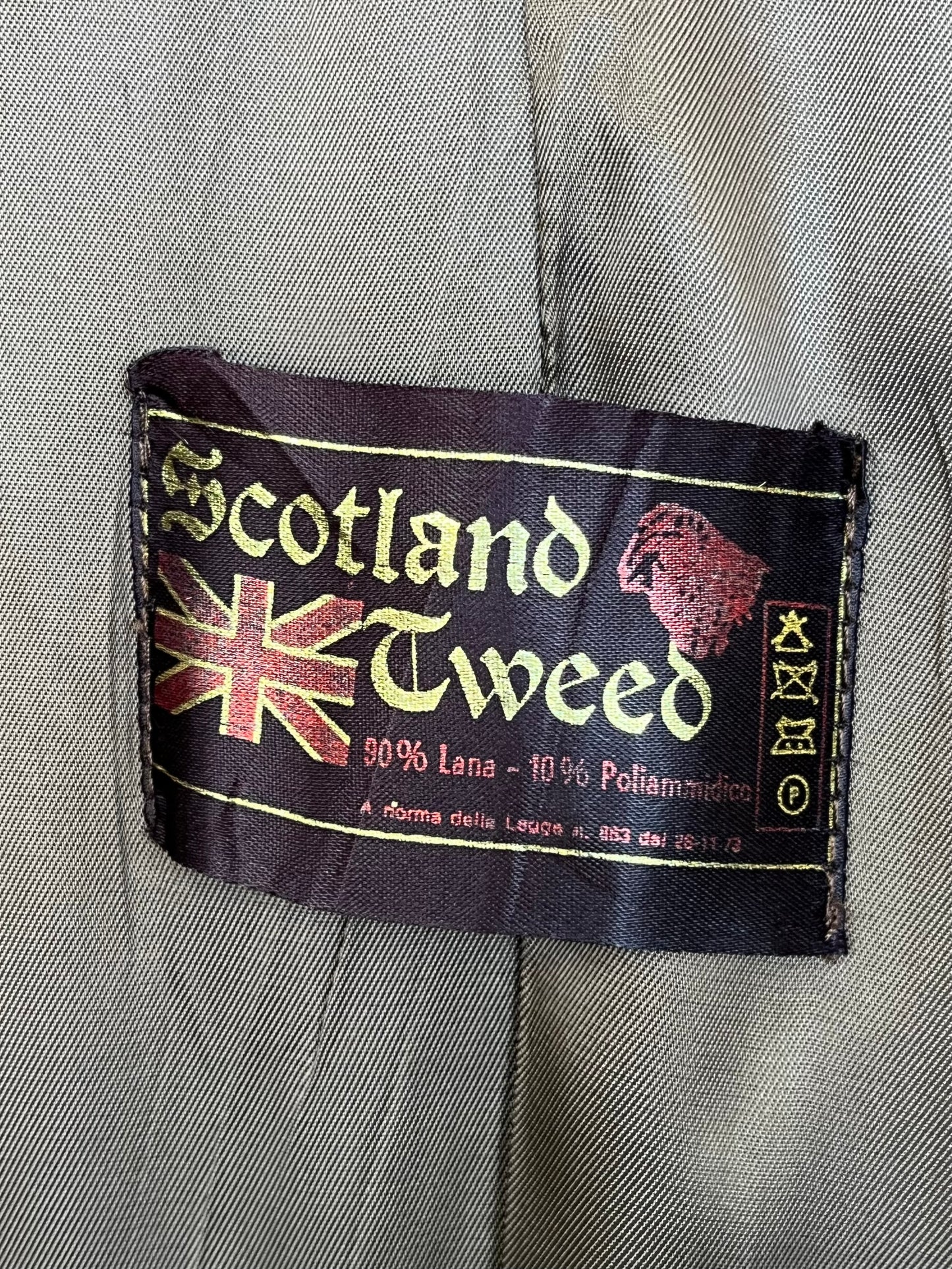 Cappotto tweed anni '70 tg. 50-52