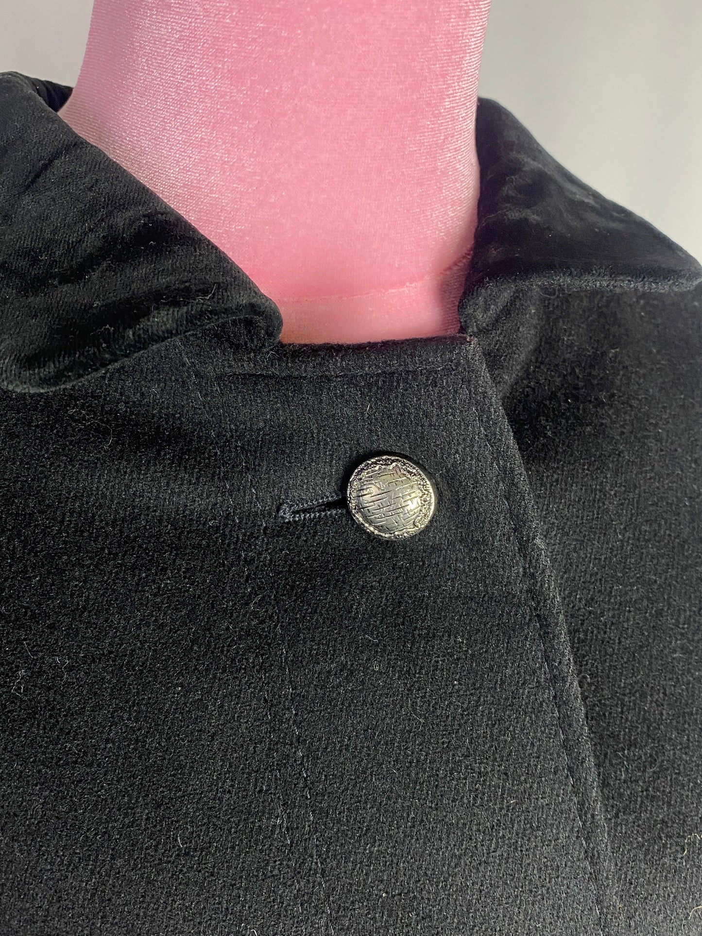 Mantella nera anni ‘70 - TG. Unica