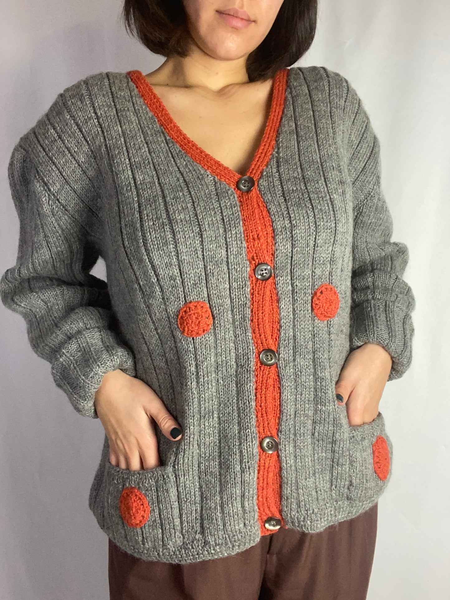 Cardigan 100% lana - TG. 52 - 56