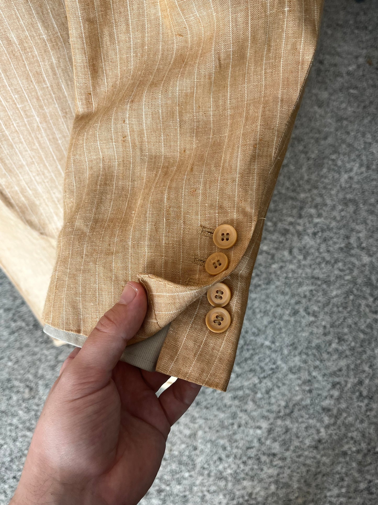 Completo in lino tg. 56