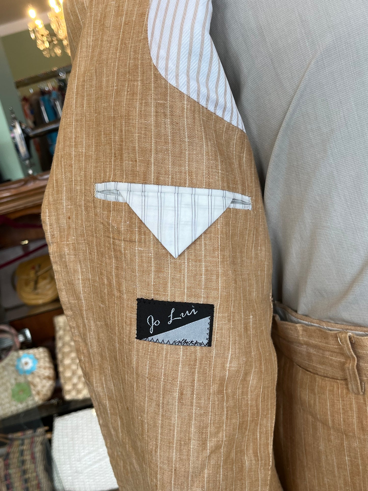 Completo in lino tg. 56