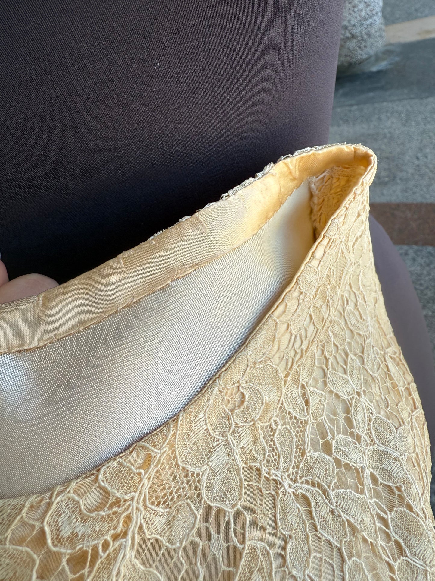 Abito + giacchino anni ‘60 in pizzo - TG. 40