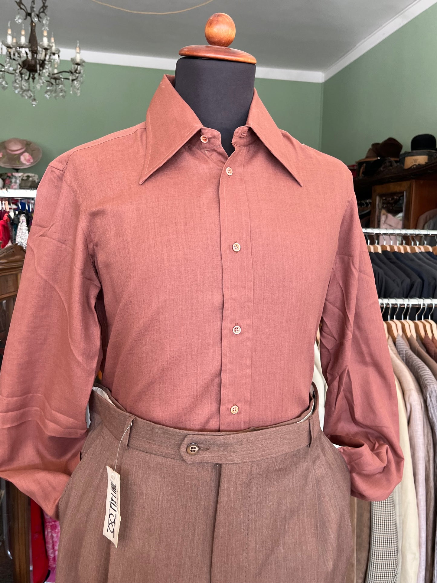 Camicia anni ‘70 cotone tg. XS-S