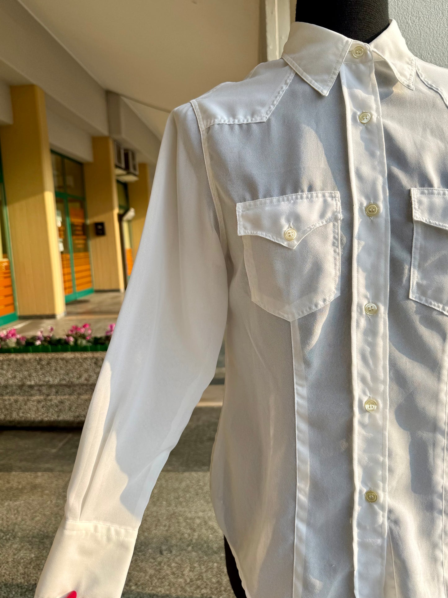 Camicia bianca in organza - TG. 40