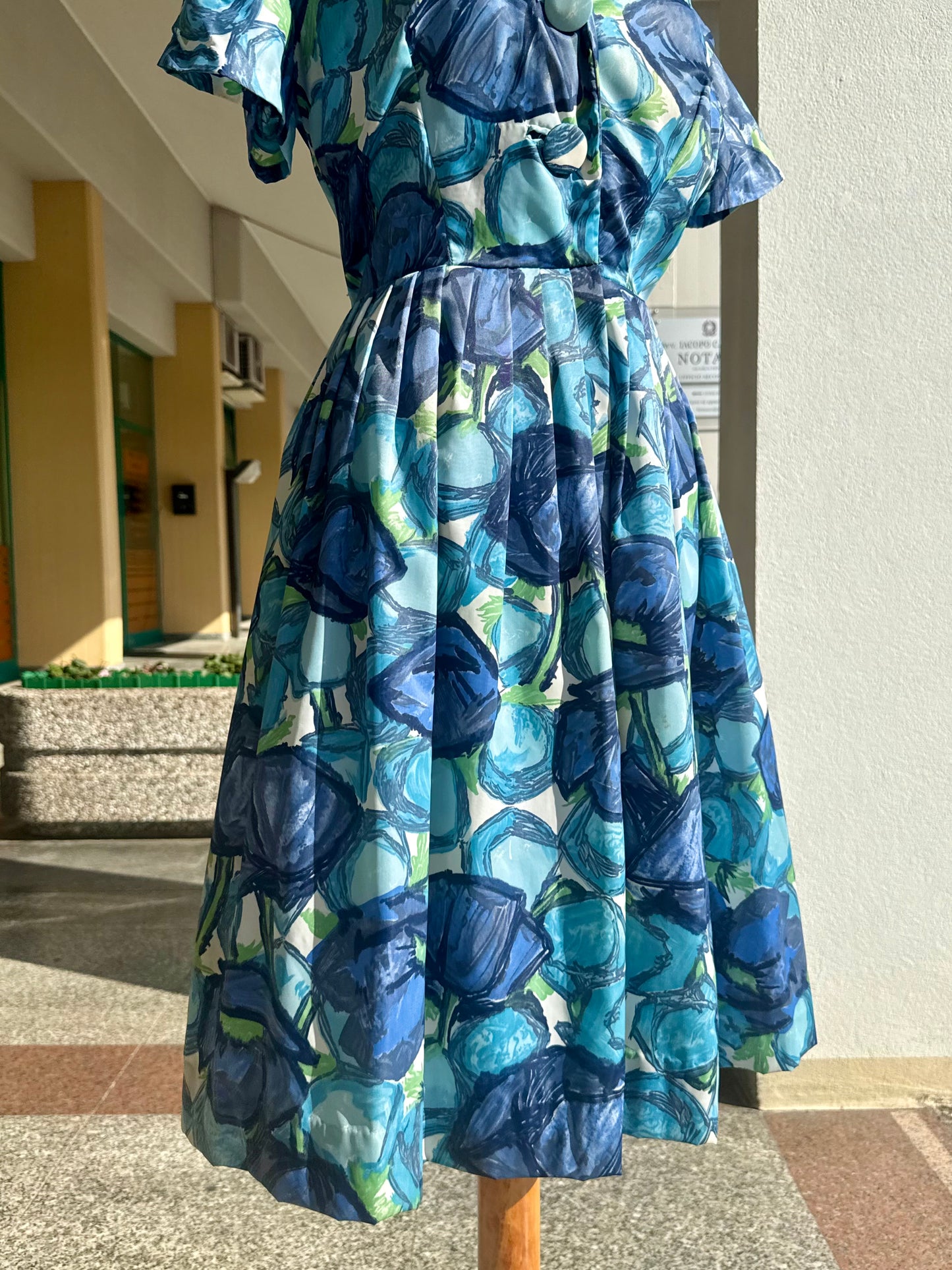 Abito anni ‘50 fantasia floreale - TG. 46