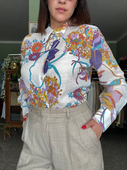 Camicia anni ‘70 pop - TG. 42