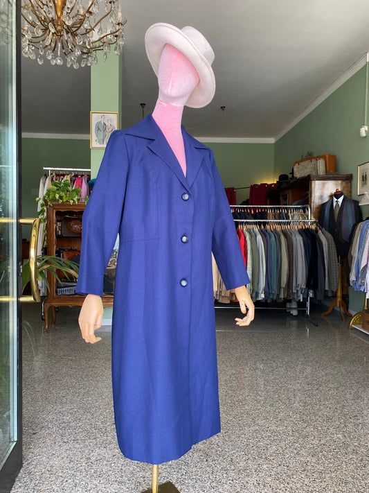 Soprabito sartoriale blu anni ‘60 - TG. 44/46