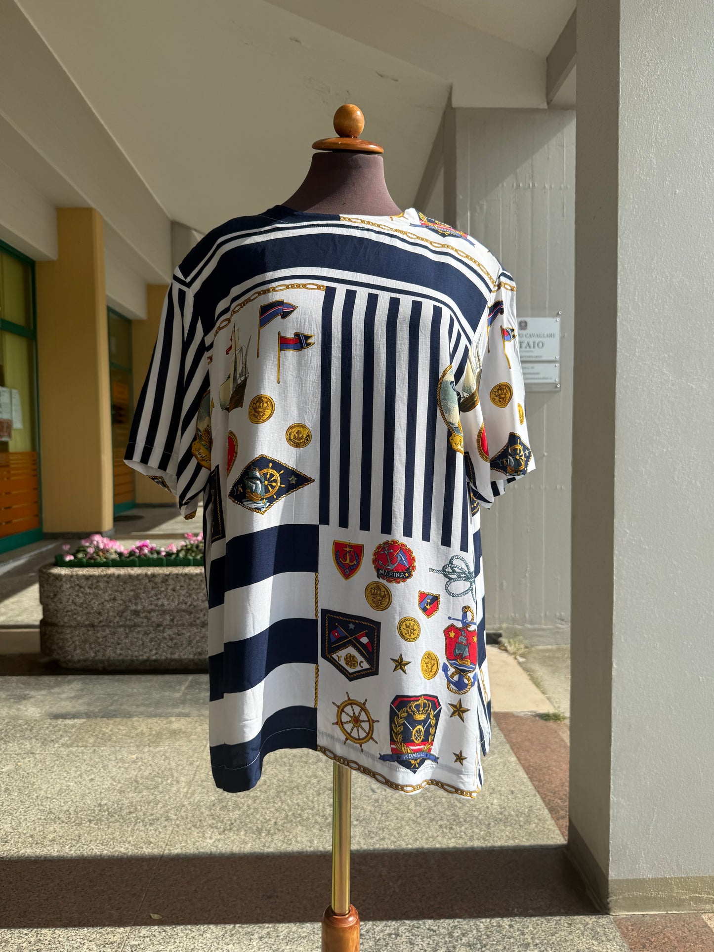 Blusa anni ‘80 marinaretta - TG. 50-54