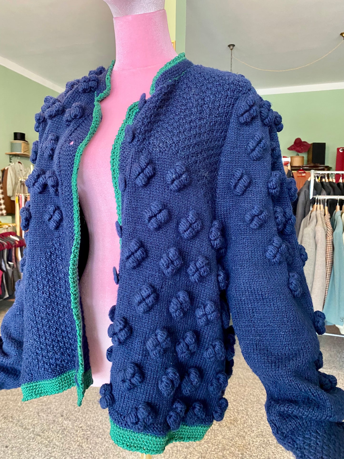 Cardigan tirolese lavorazione a “nodi” - TG. 48/50