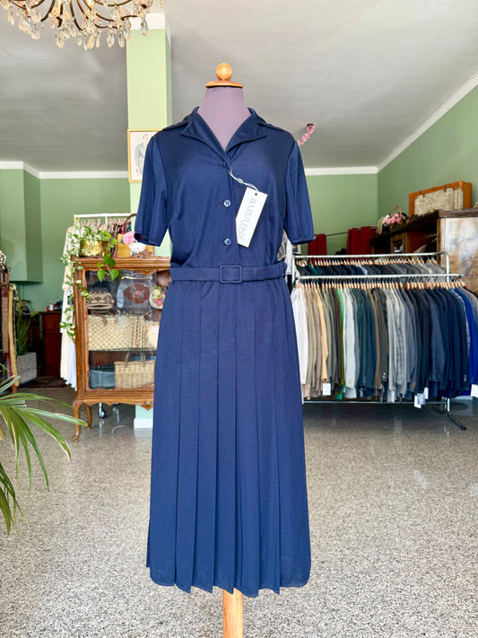 Abito anni ‘70 blu navy - TG. 42/44