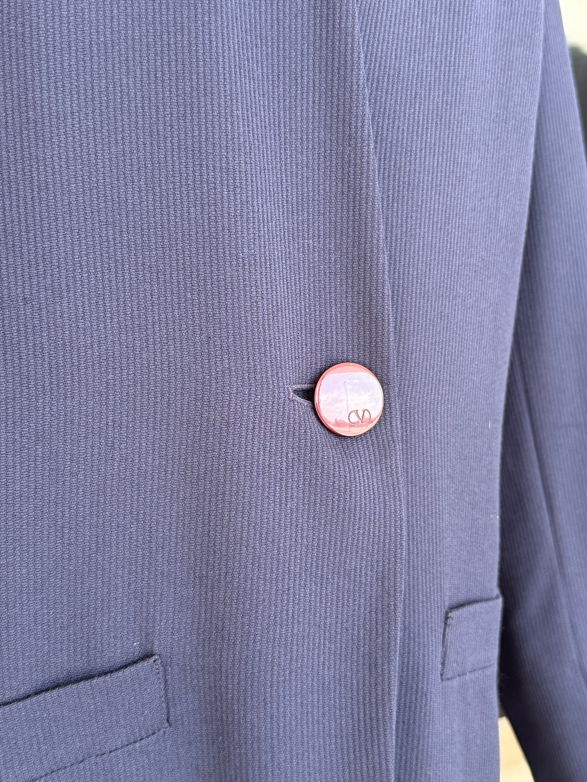 Soprabito anni ‘80 blu navy - TG. 46/48