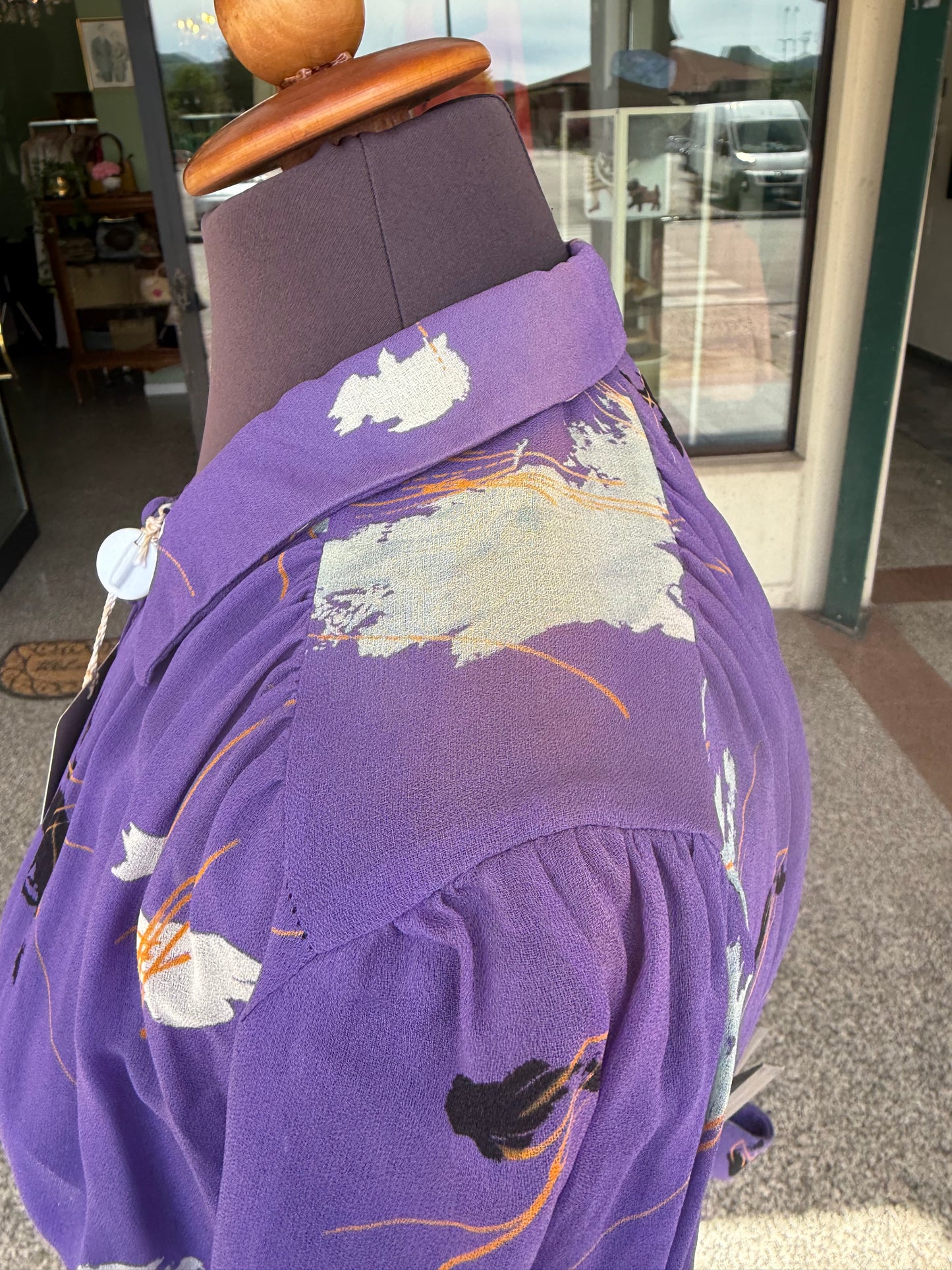 Abito anni ‘70 viola - TG. 40/42