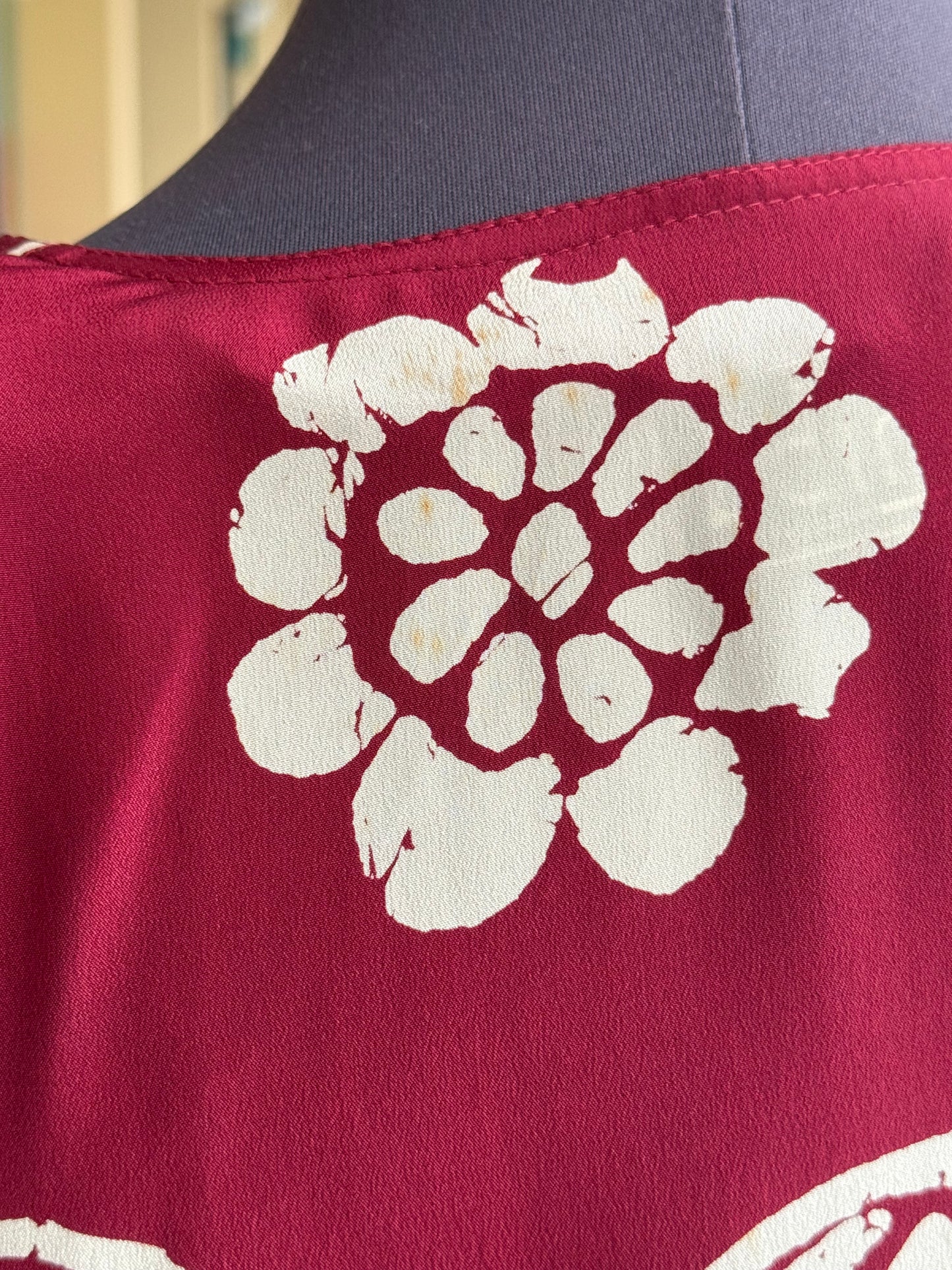 Tailleur in seta color Borgogna - TG. 46/48
