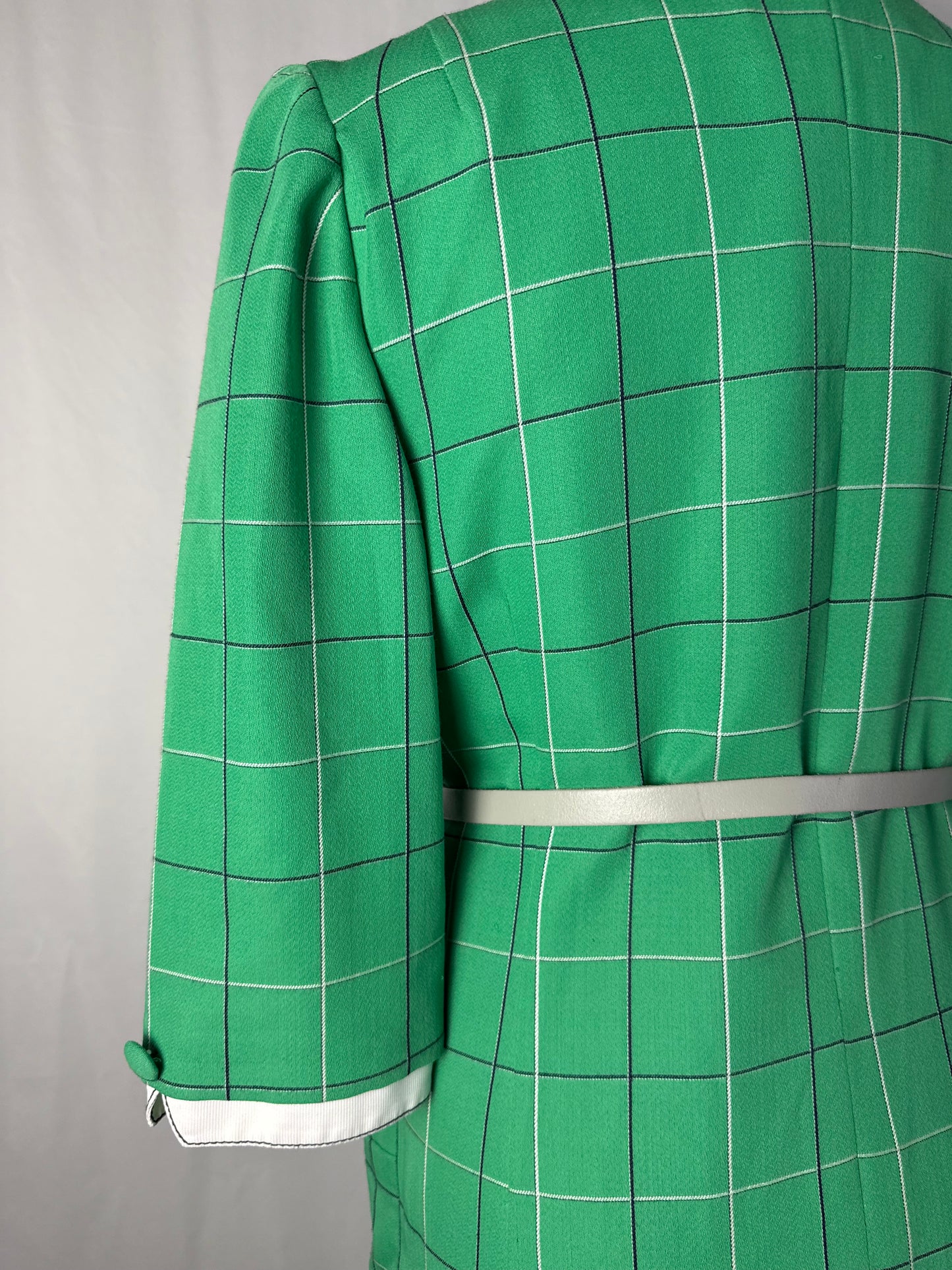 Abito in fresco lana con fantasia a quadri - TG. 42 circa