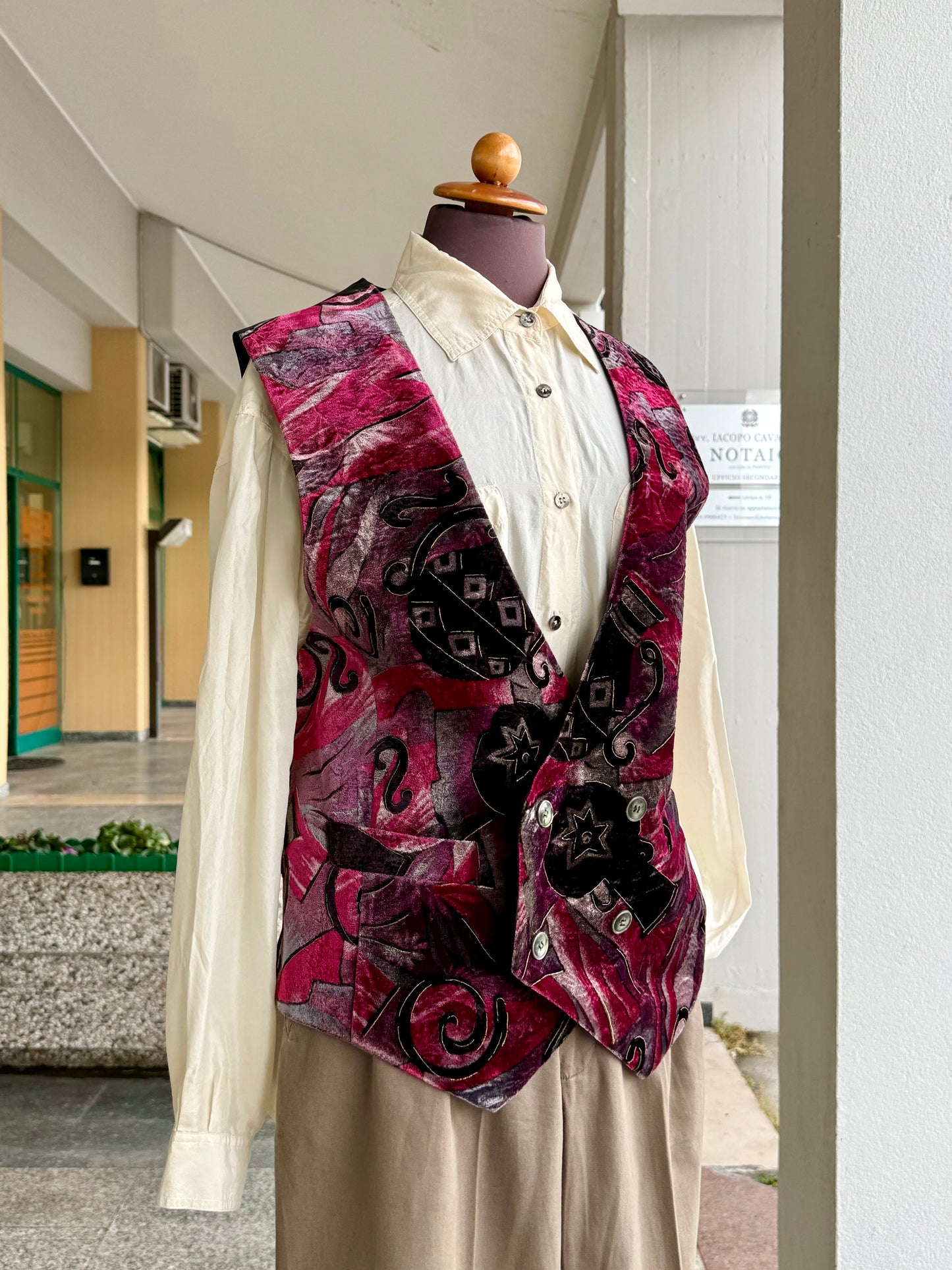 Gilet in velluto anni ‘80 - TG. 50