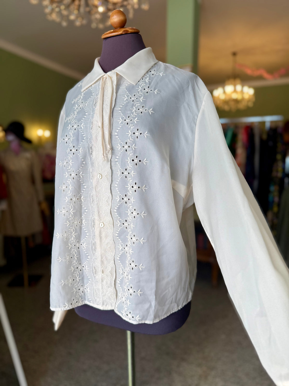 Camicia romantica panna - TG. 46/48
