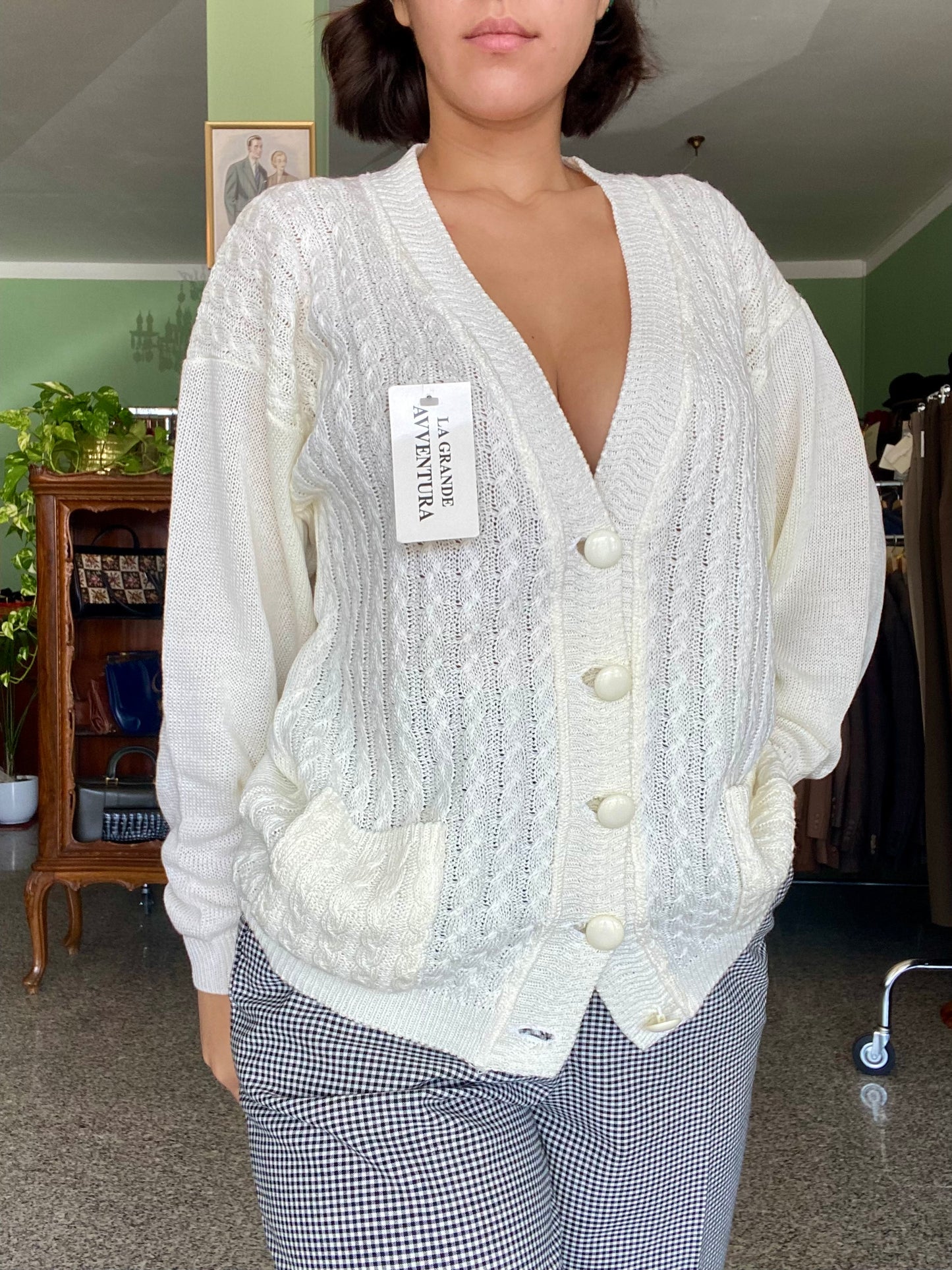 Cardigan nuovo fondo di magazzino - TG. 46/48/50