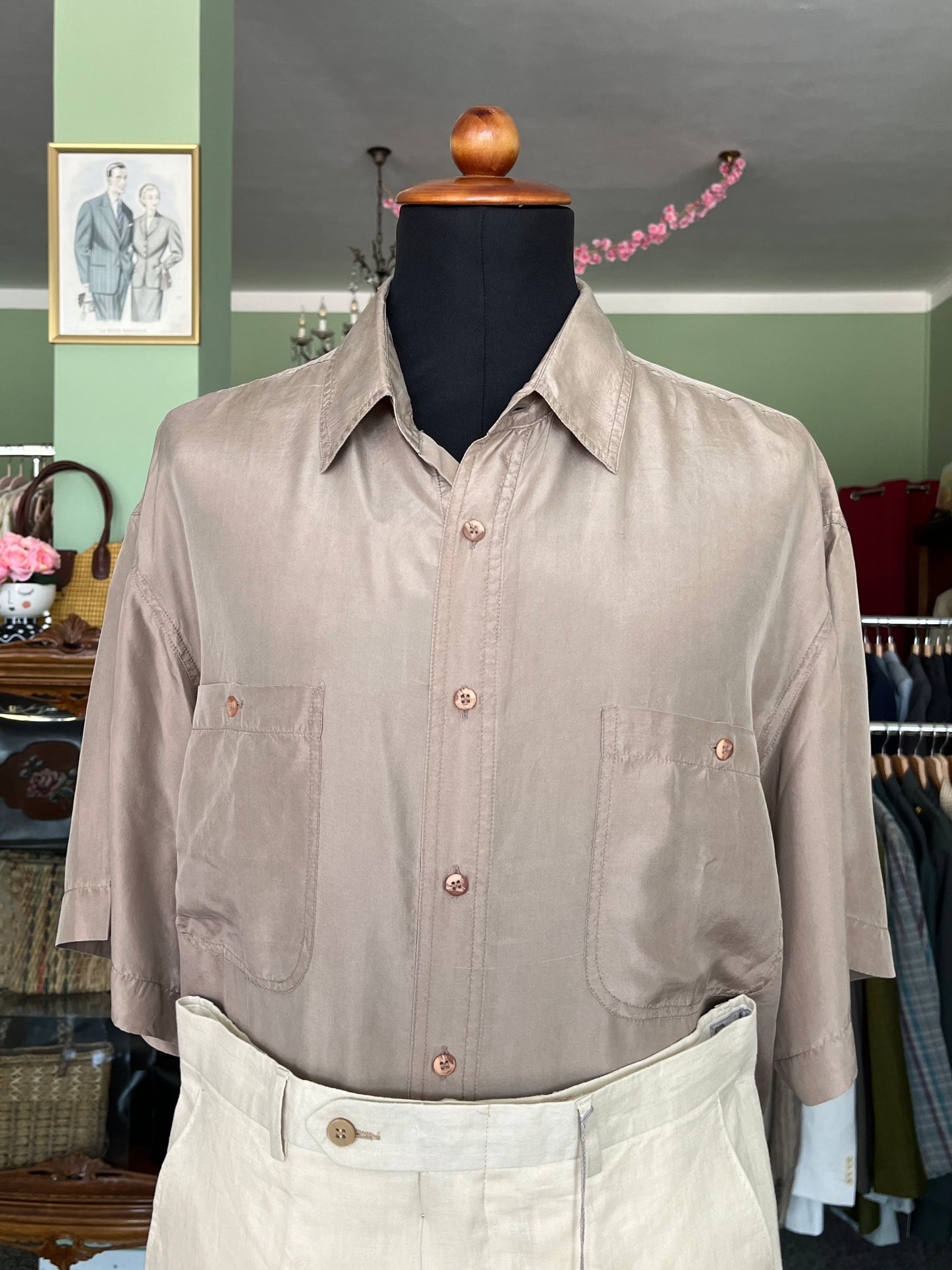 Camicia a maniche corte tg. M-L