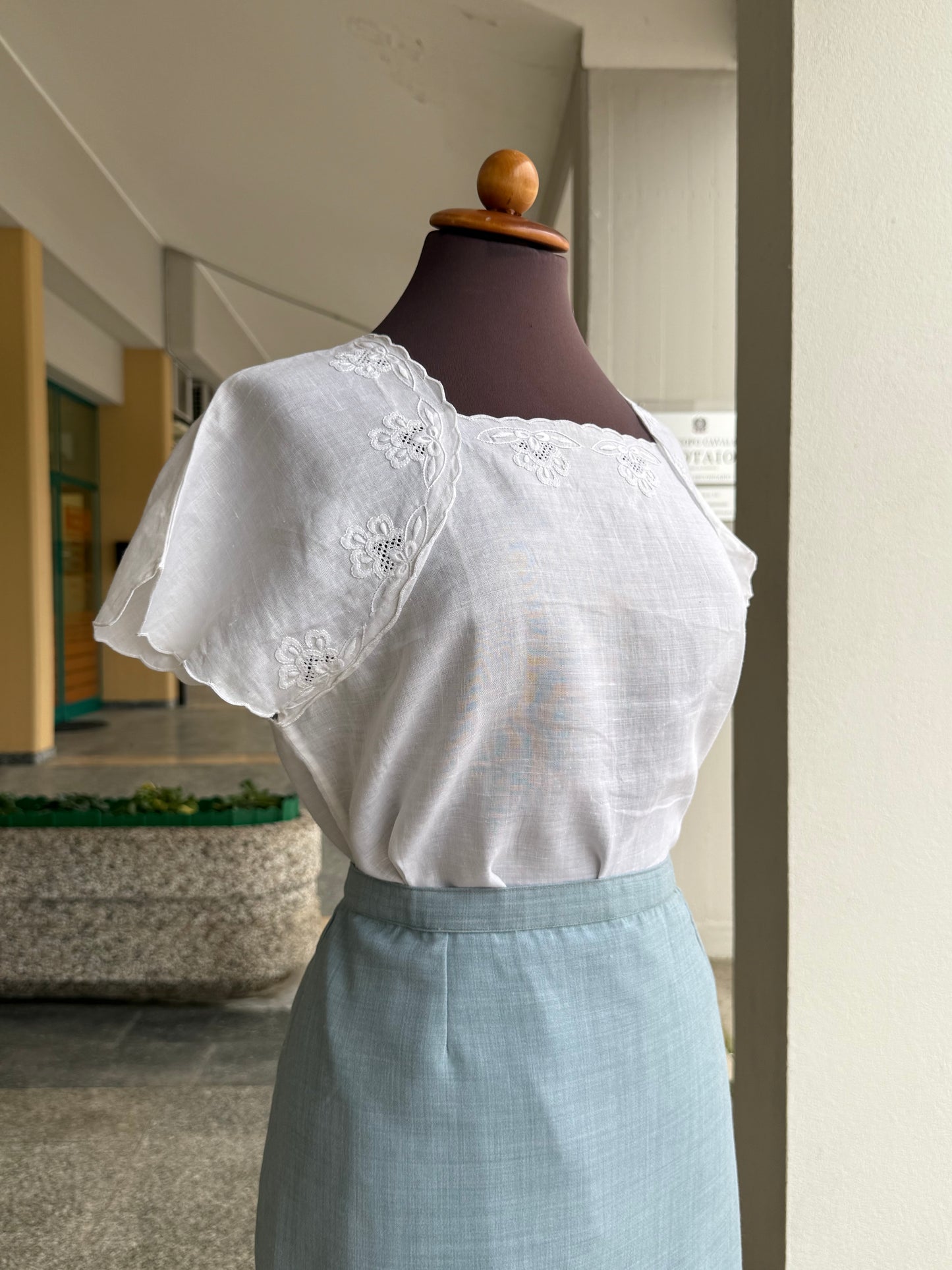Camicia bianca in lino - TG. 46