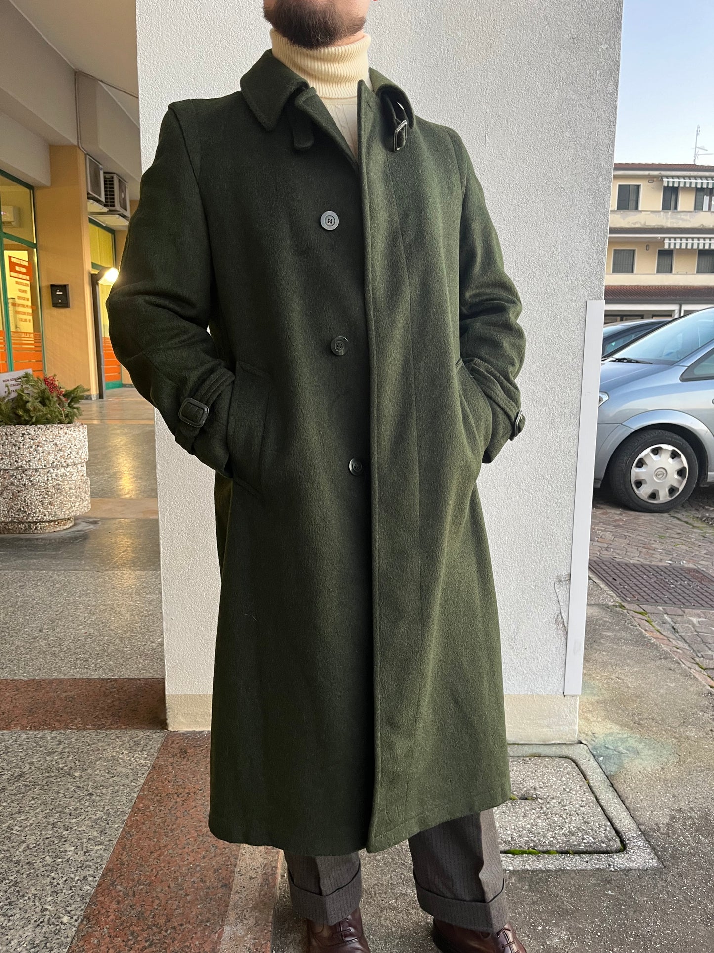 Cappotto Loden anni '70 tg. 46-48