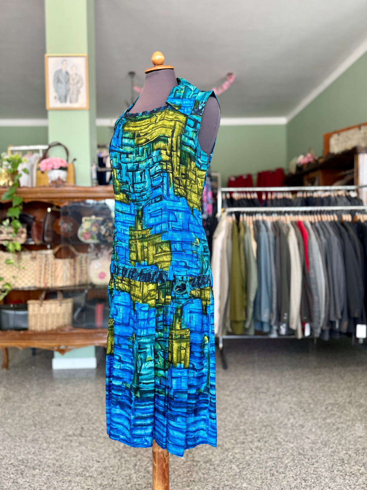 Abito anni ‘60 sartoriale in crepe - TG. 42 circa