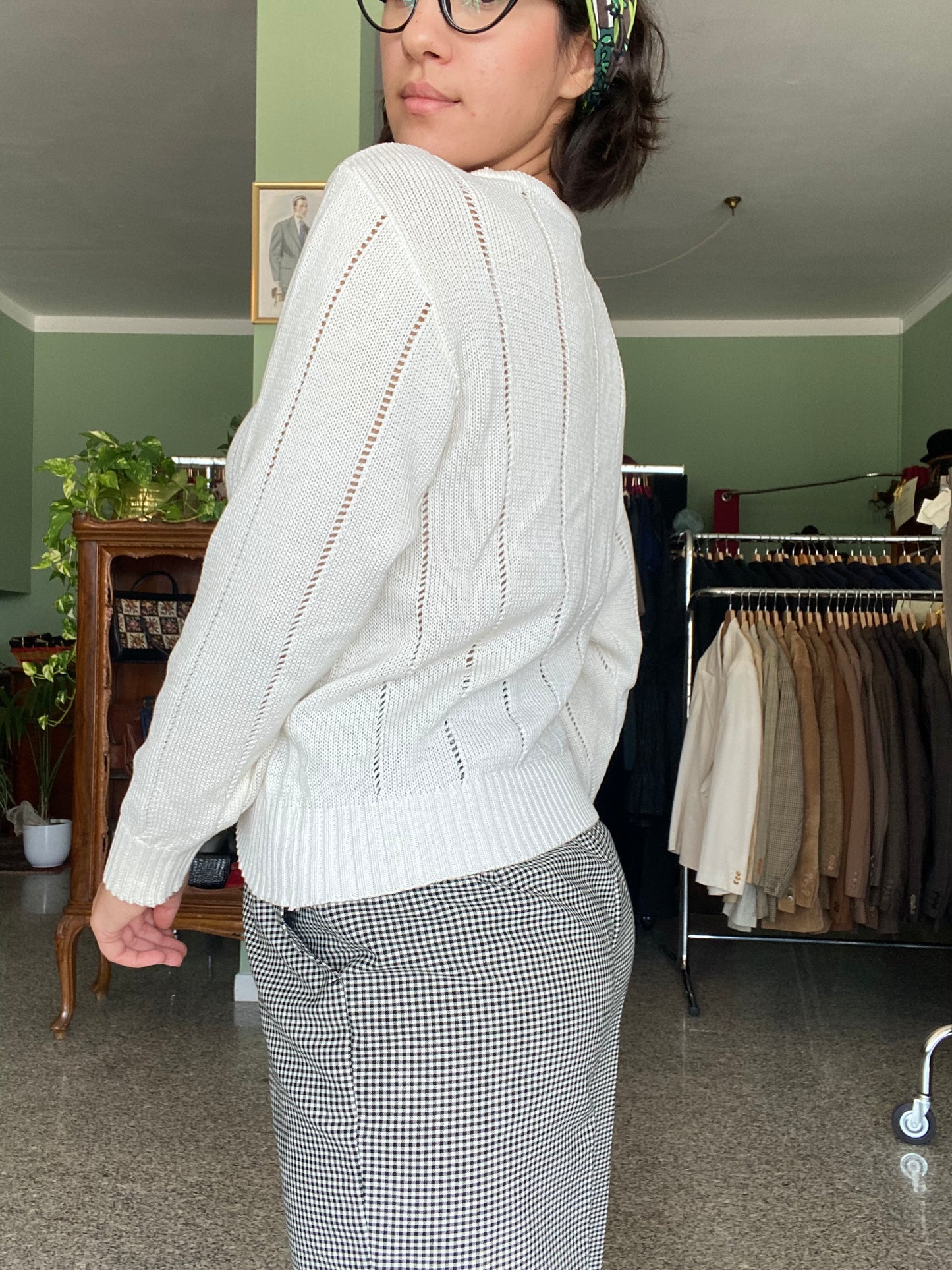 Cardigan bianco - TG. 40/42