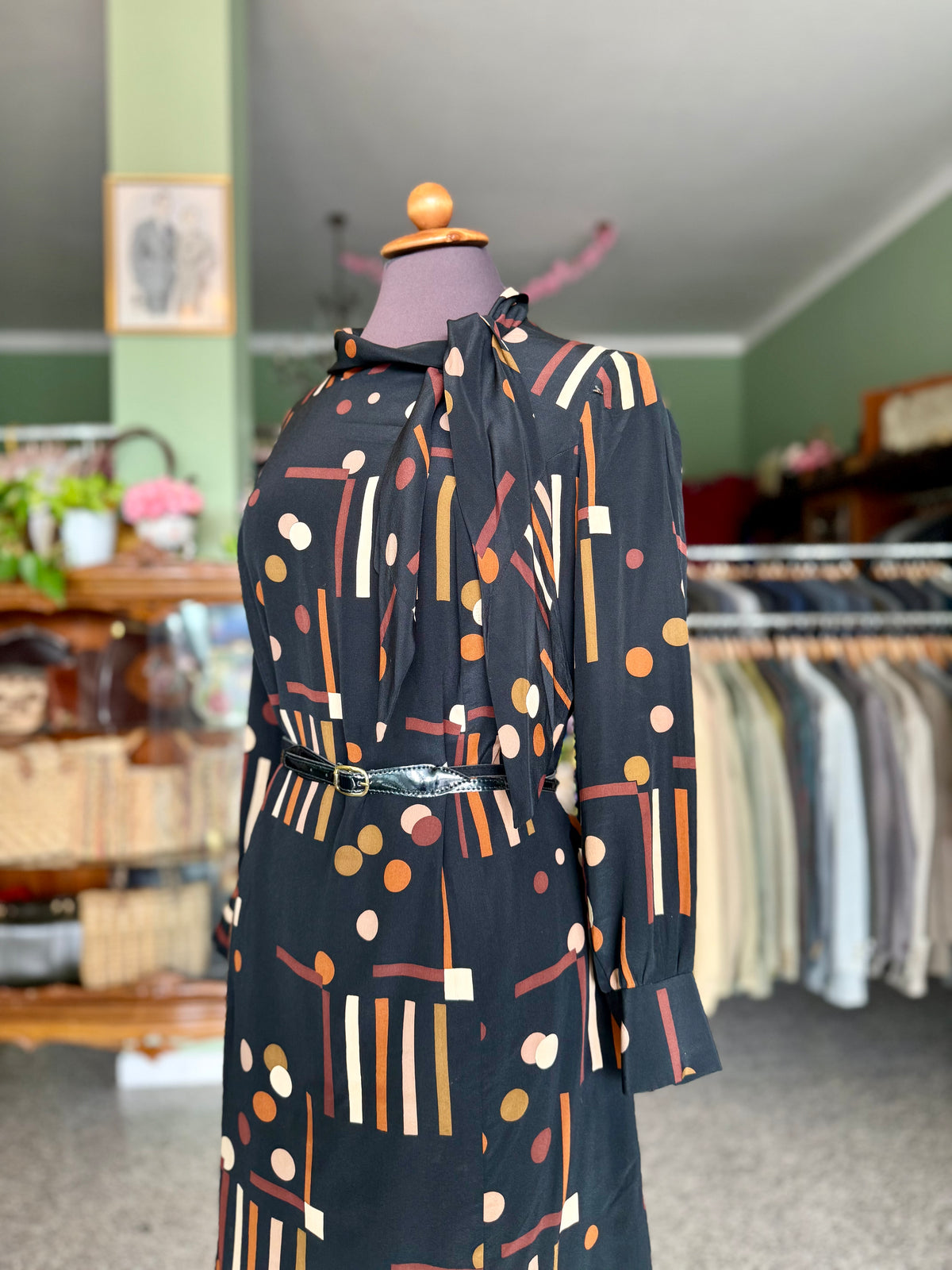 Abito sartoriale anni ‘60 in pura seta - TG. 46