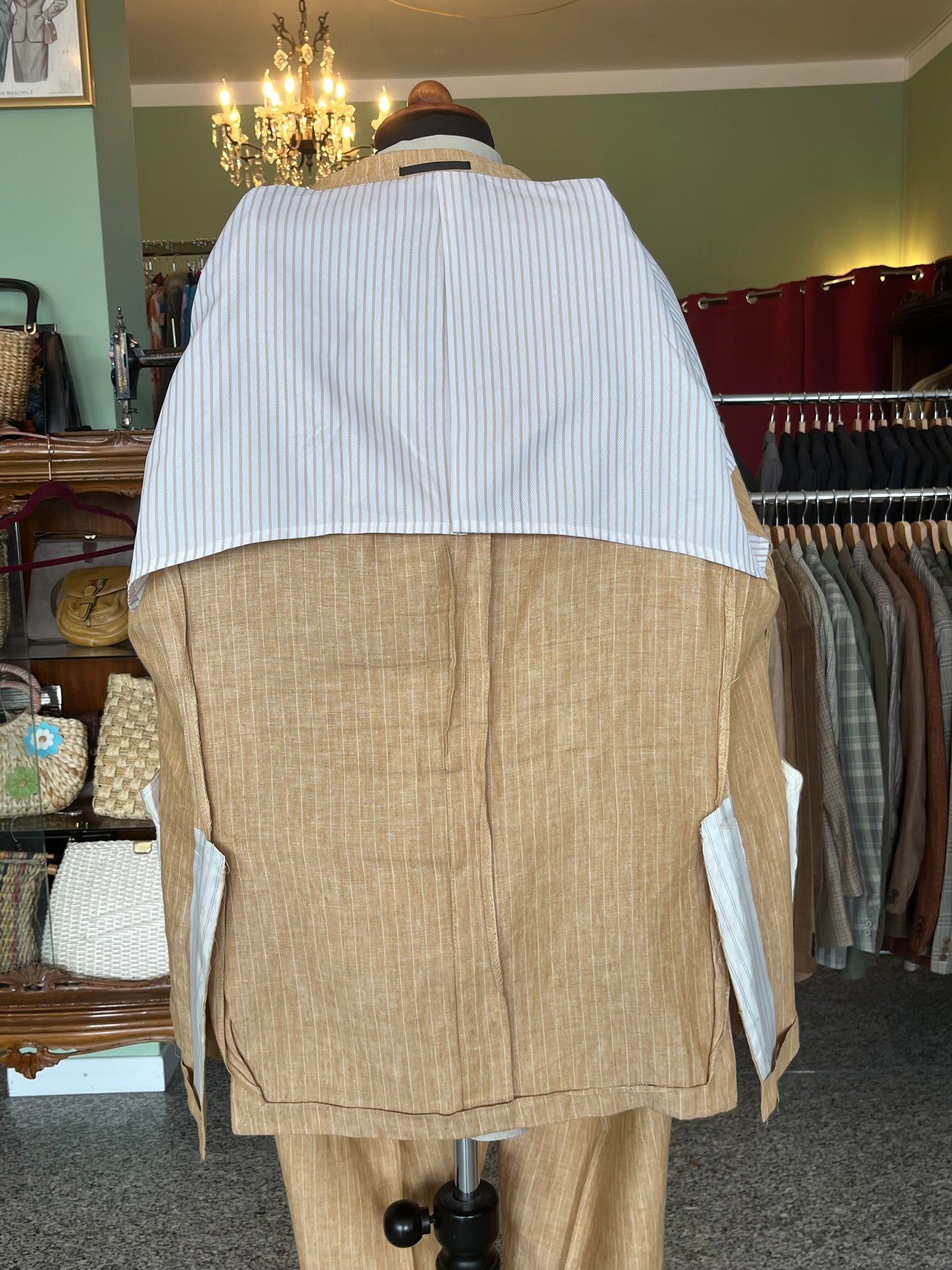 Completo in lino tg. 56