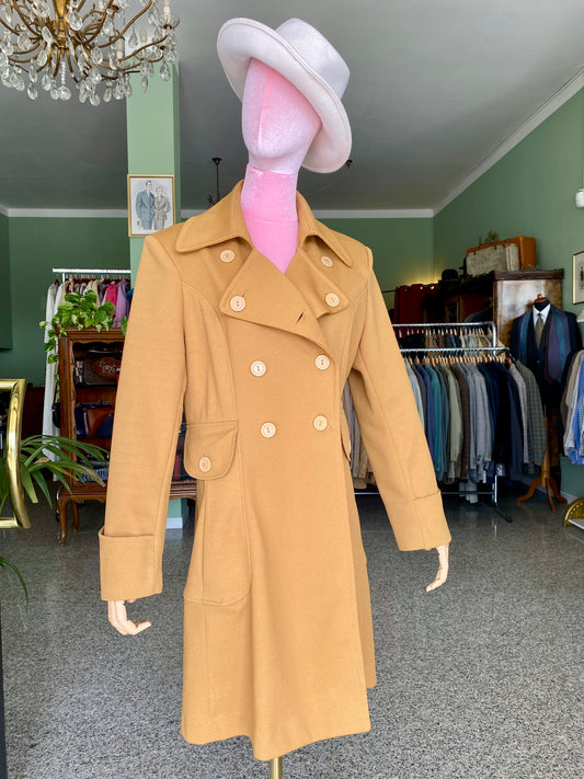 Cappotto mezza stagione color senape - TG. 42/44