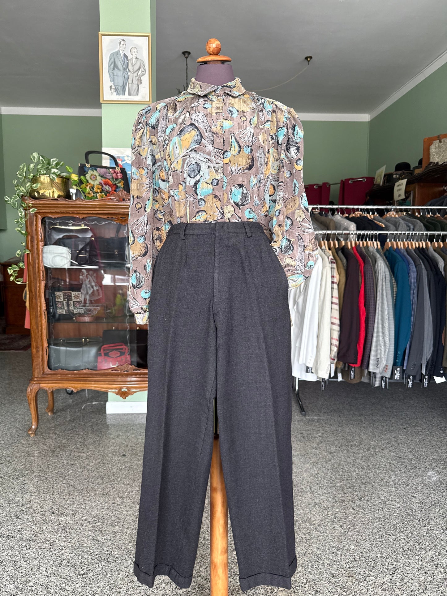 Pantaloni classici in lana - TG. 40/42