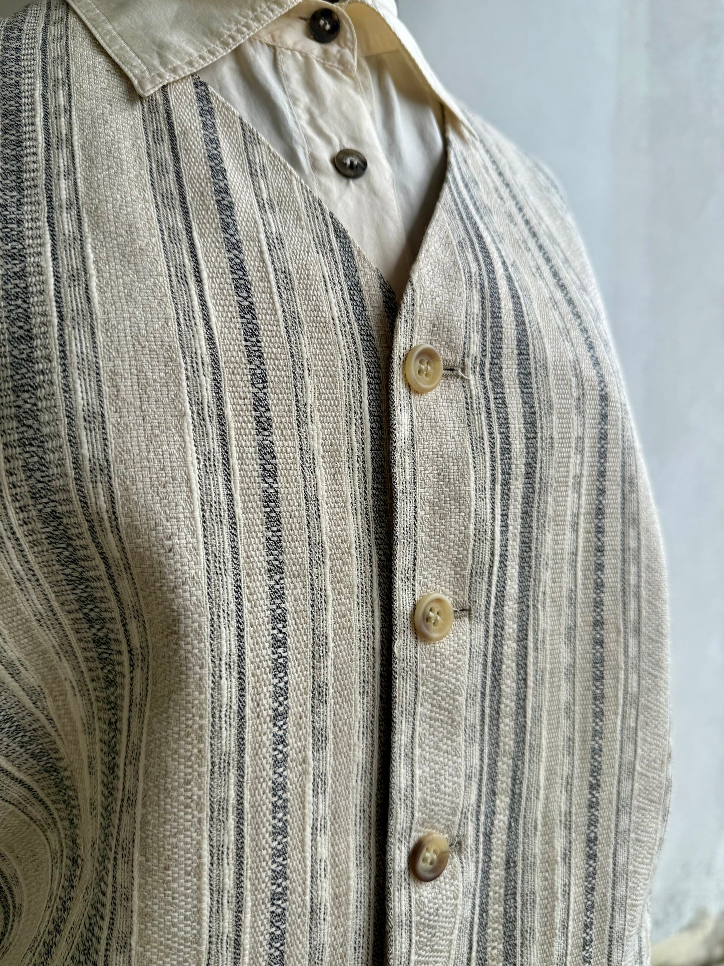 Gilet in cotone e lino - TG. 48 circa