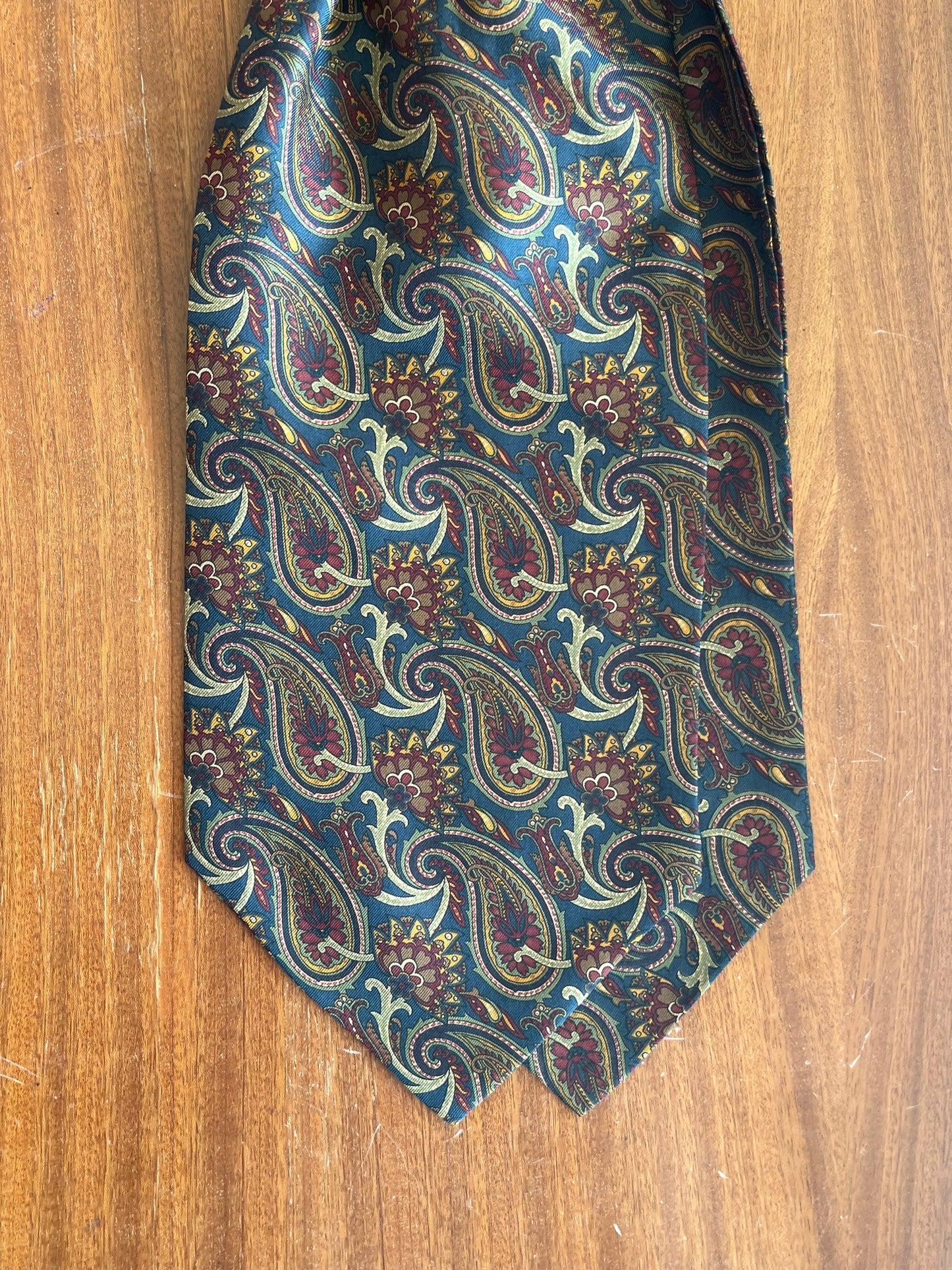 Ascot seta fantasia paisley