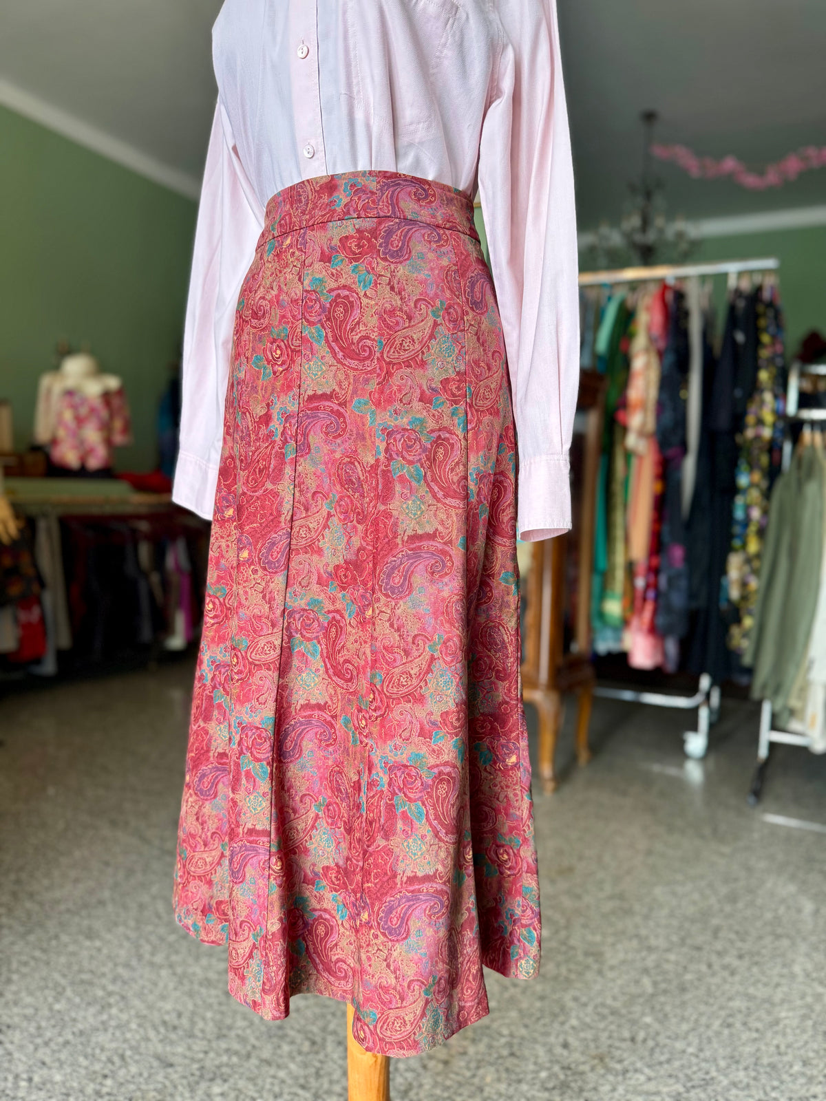 Gonna lunga fantasia paisley - TG. 46
