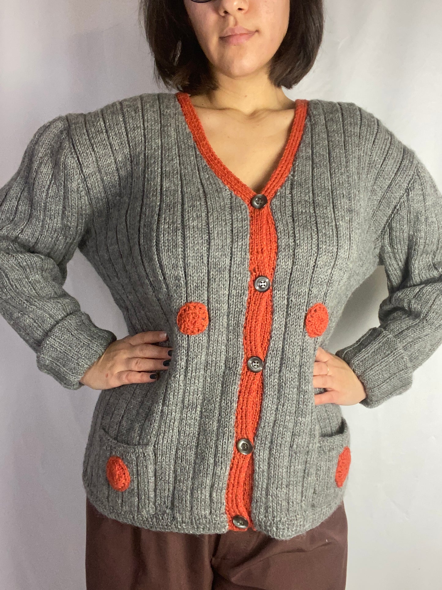 Cardigan 100% lana - TG. 52 - 56
