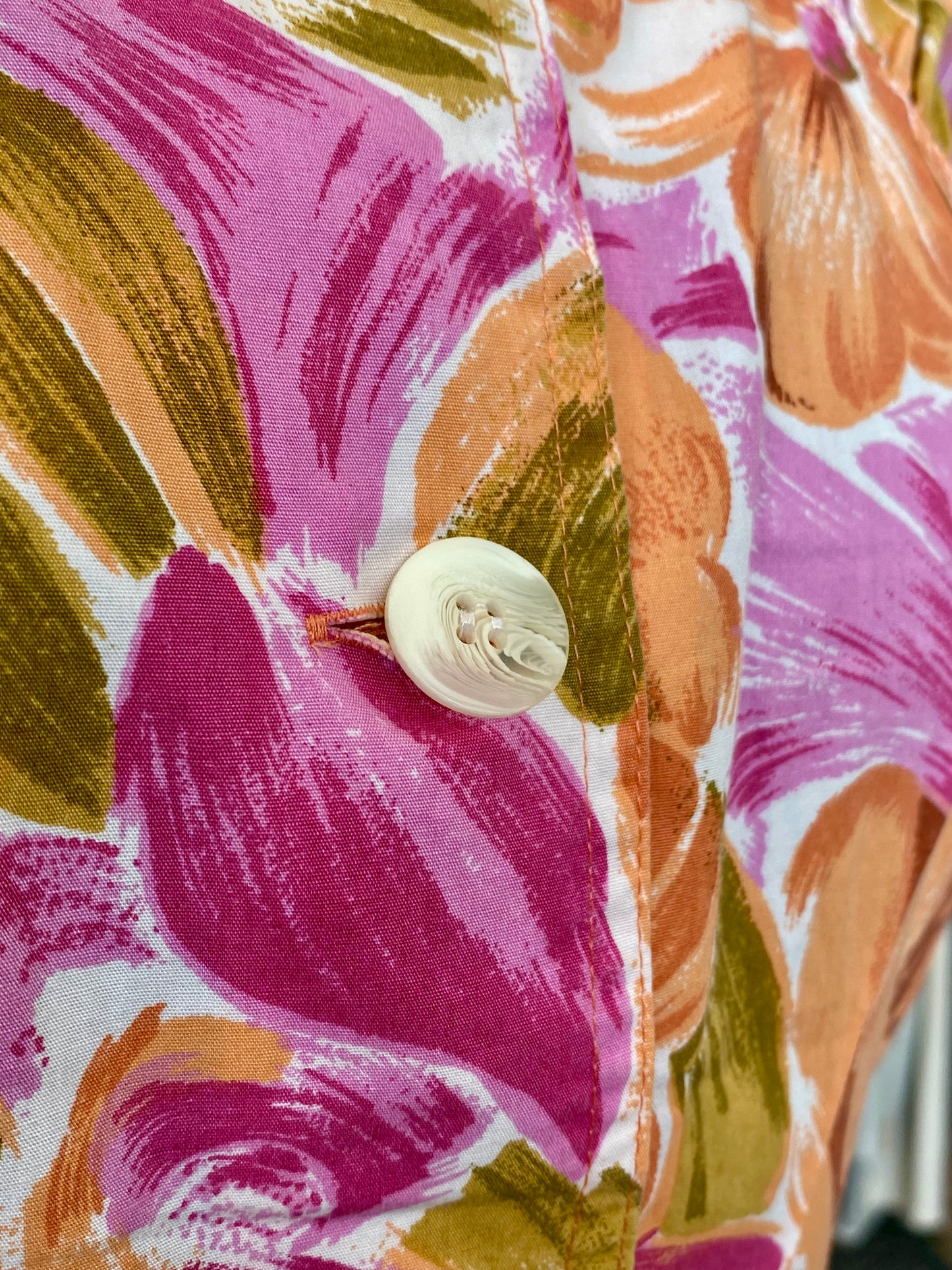 Abito in cotone con stamp floreale - TG. 42 circa