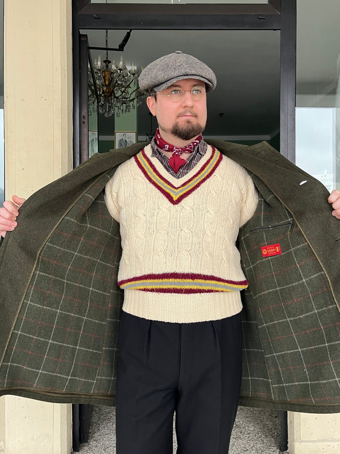Cappotto Loden anni '70 tg. 52-54