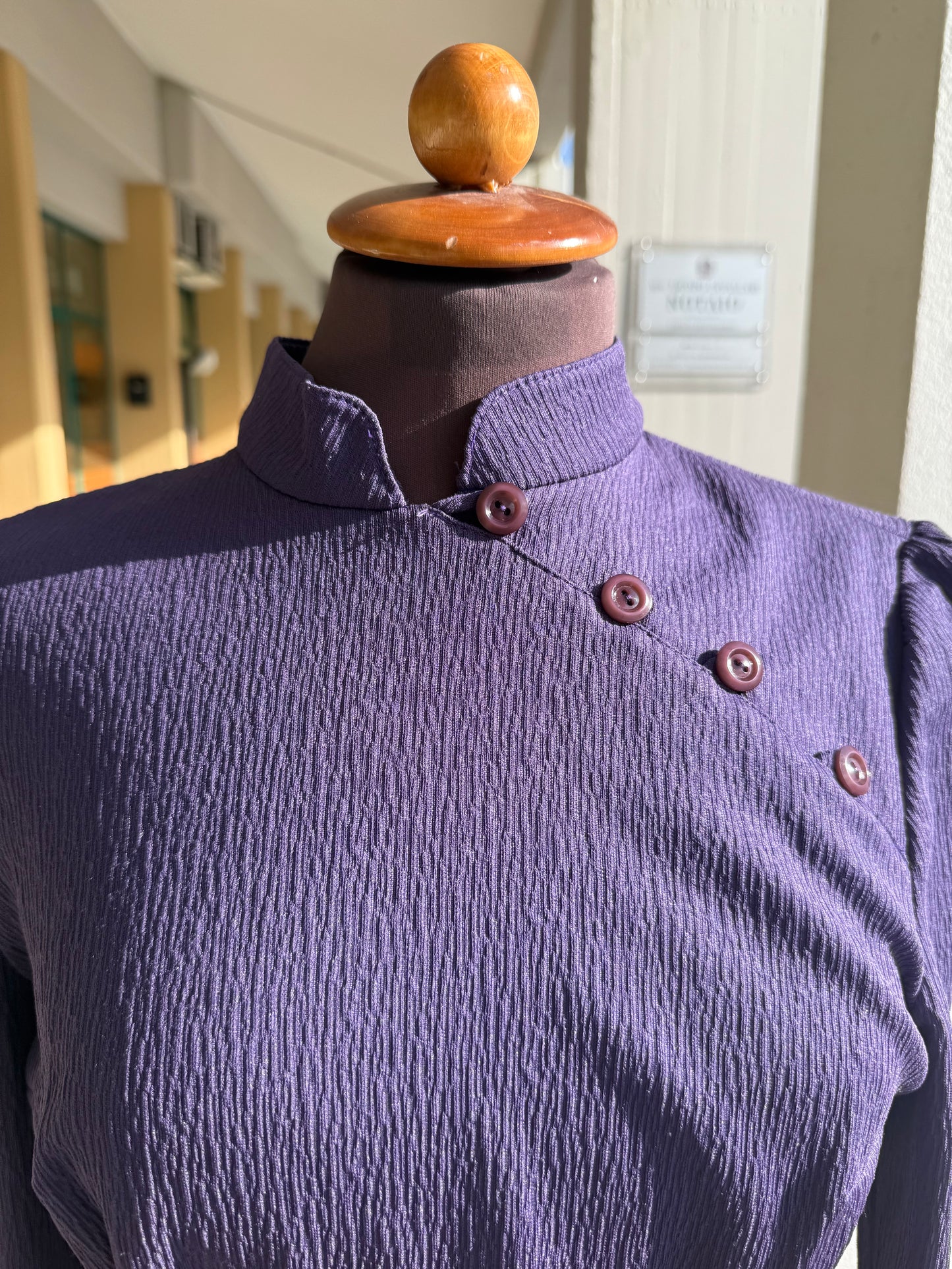 Abito anni ‘70 viola - TG. 42