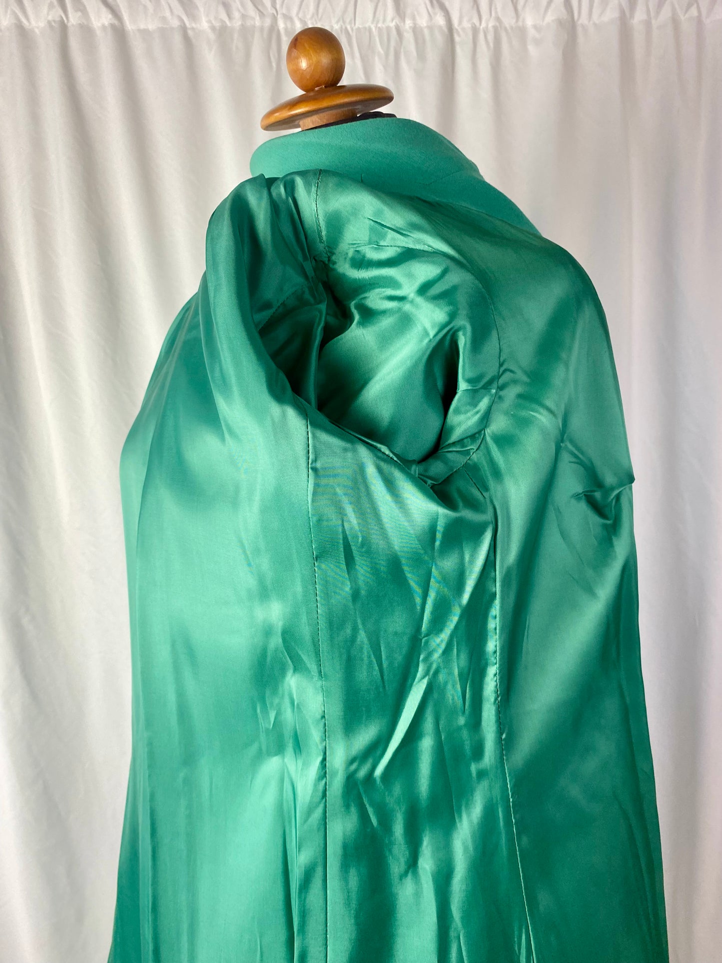 Cappotto anni ‘70 acquamarina - TG. 40