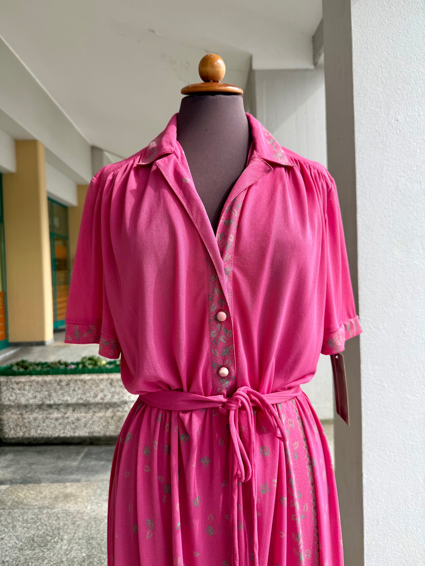 Abito anni ‘70 fucsia - TG. 48/50